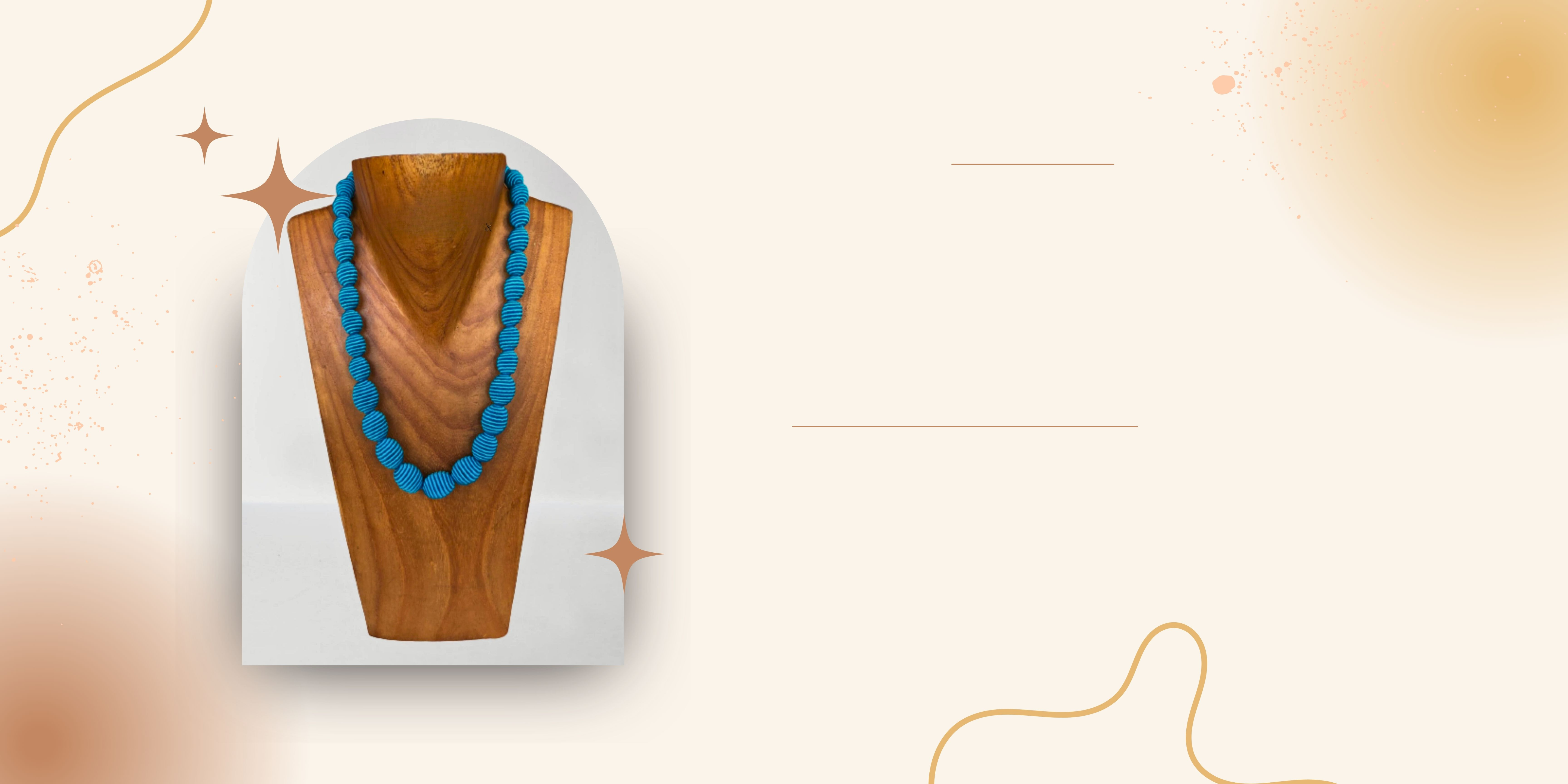 Collier Sautoir Fils de soie