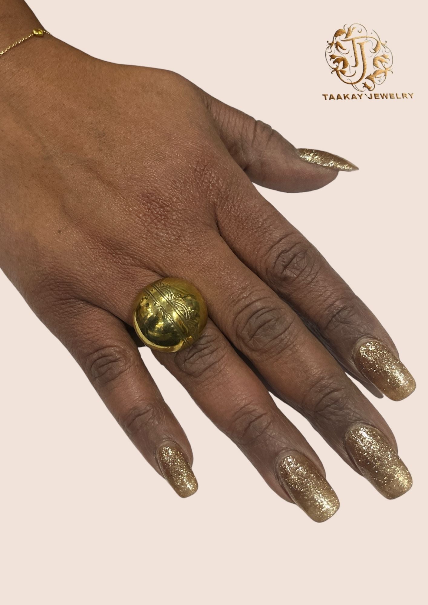 Bague bronze "Authentique Takaay"