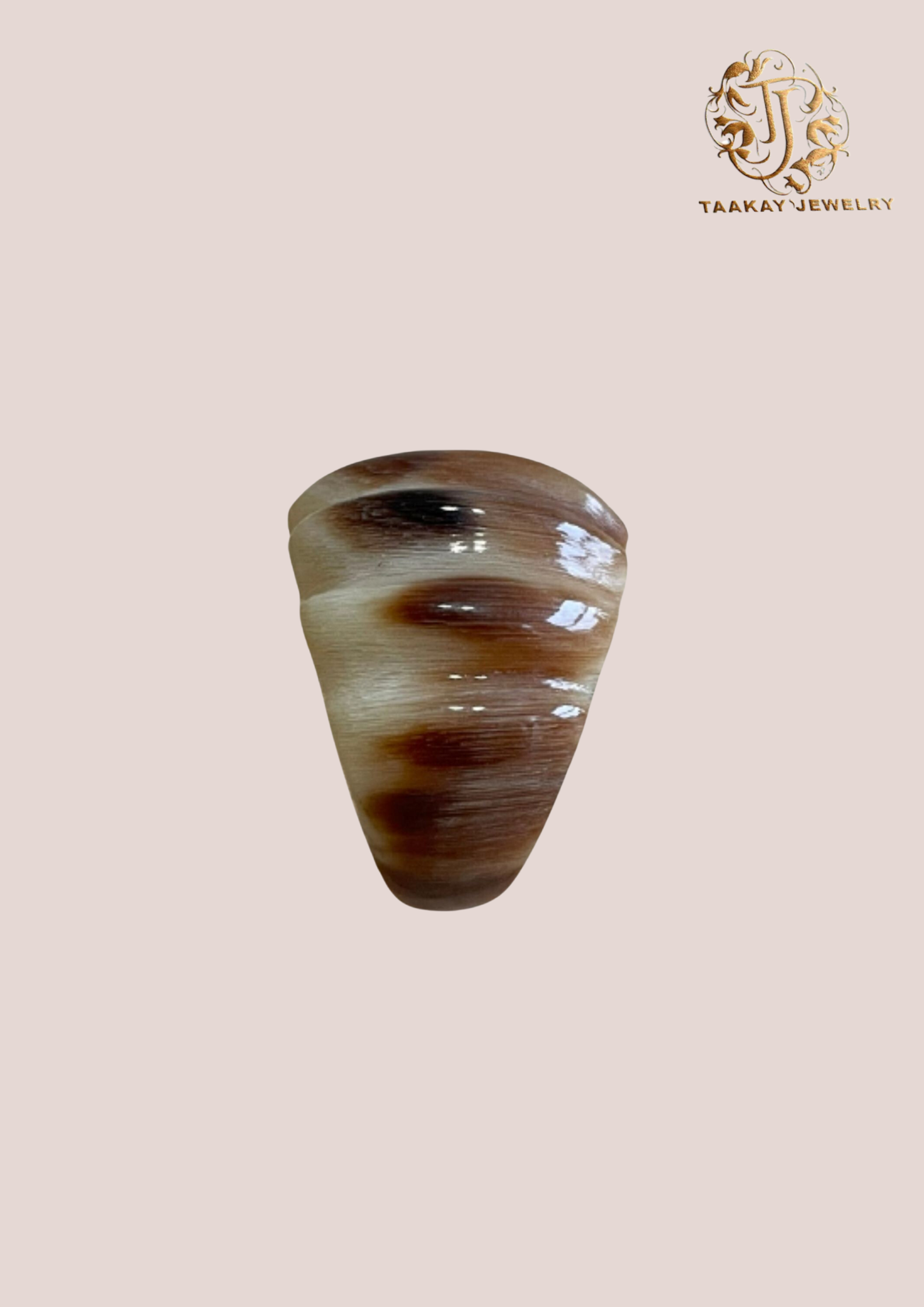 Bague en corne ” La belle friche”