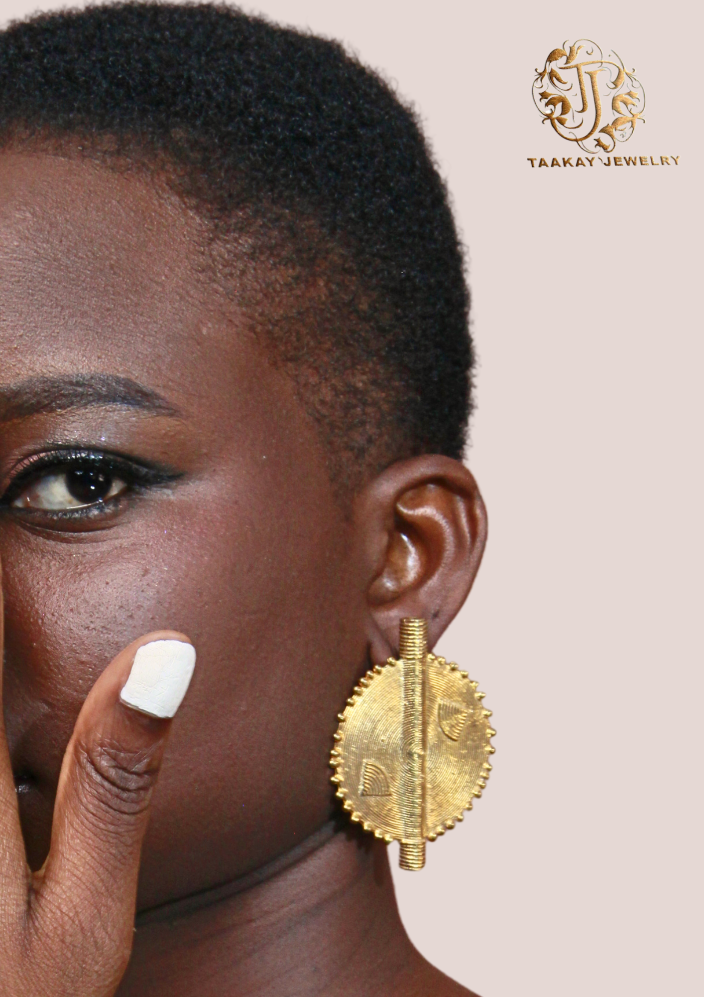 Boucles d'oreilles en bronze "Melrose"