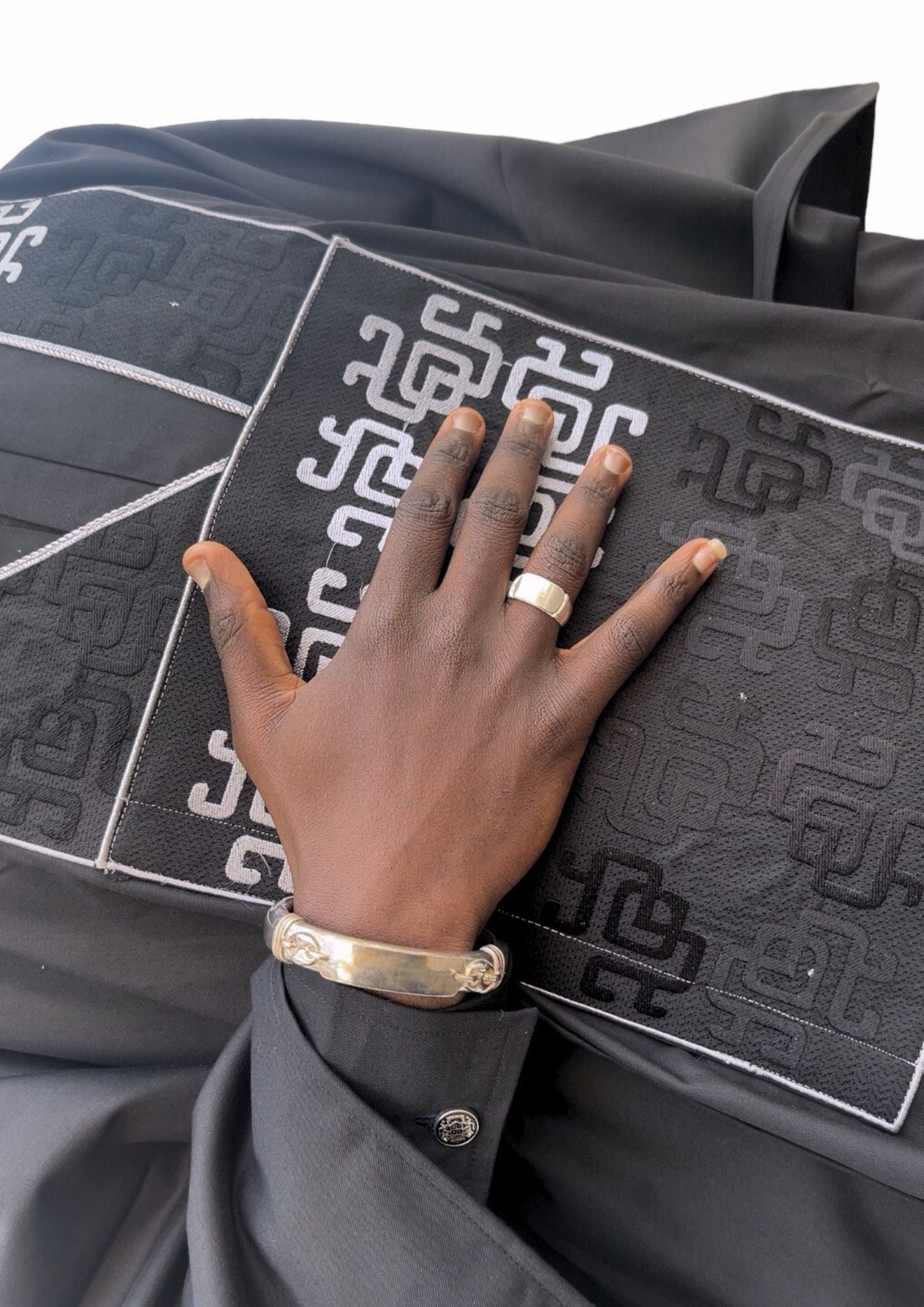 Bracelet argent "Manchette Sérère"