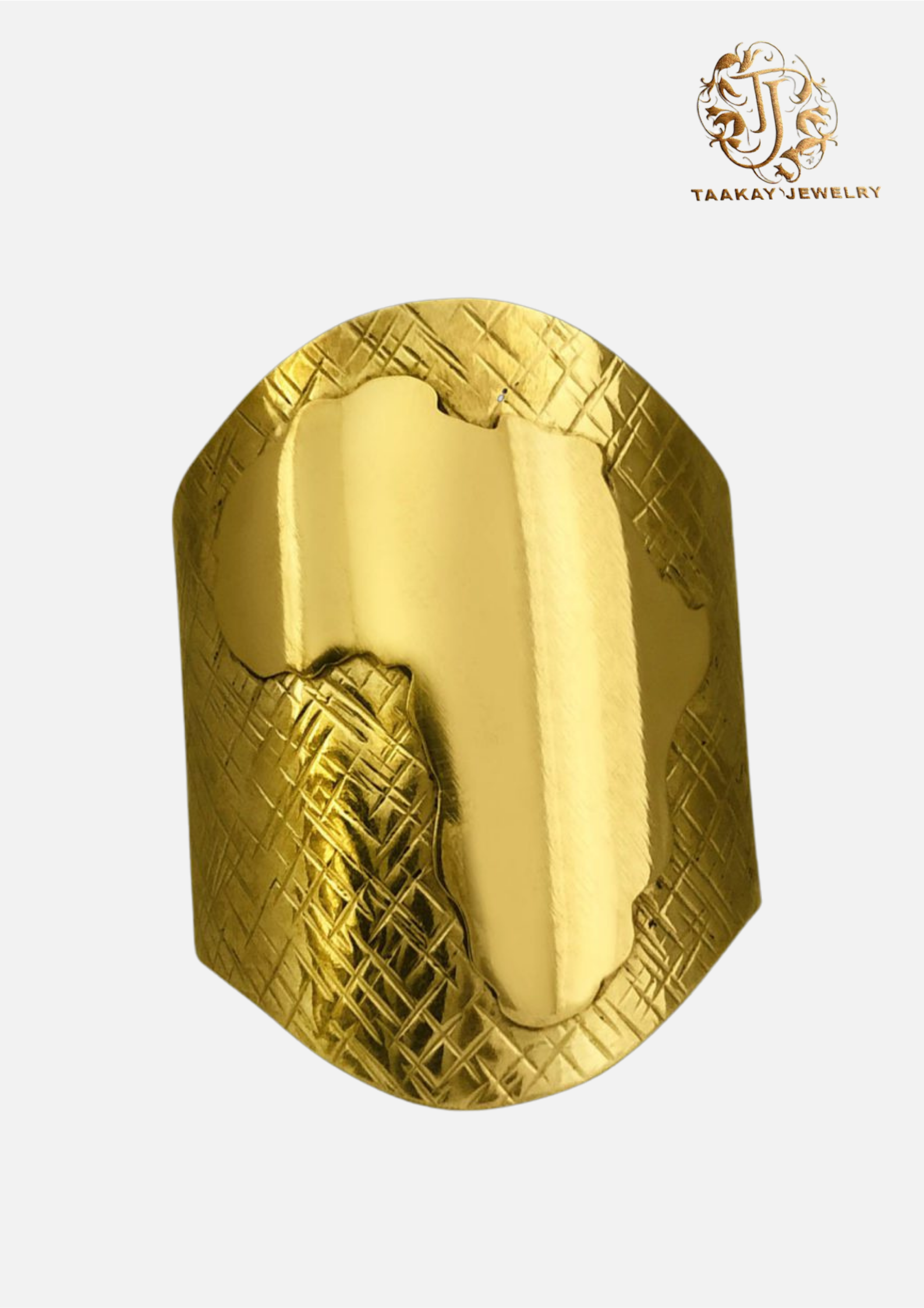 Bracelet bronze “Mama” en carte d’Afrique