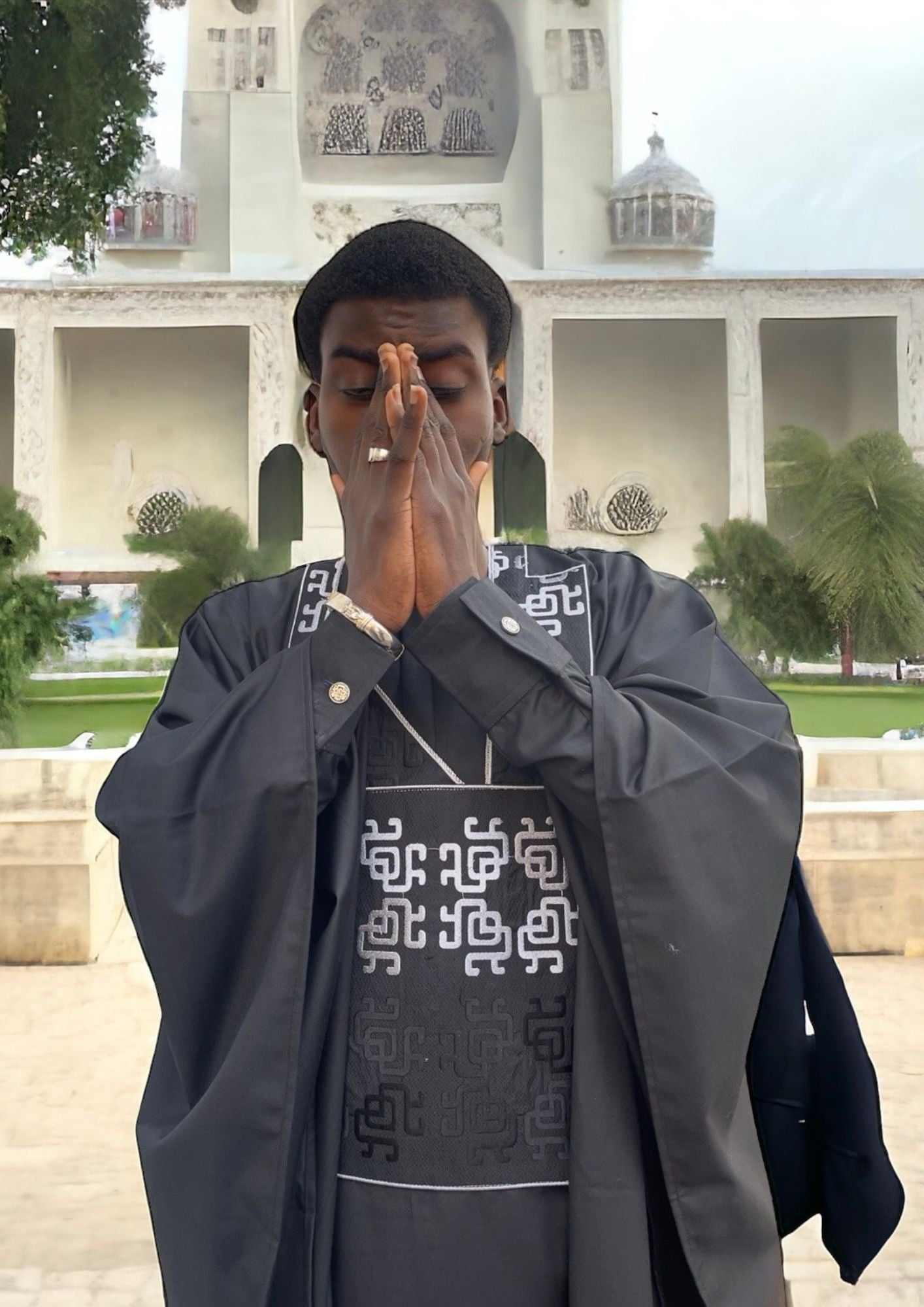 Bracelet argent "Manchette Sérère"