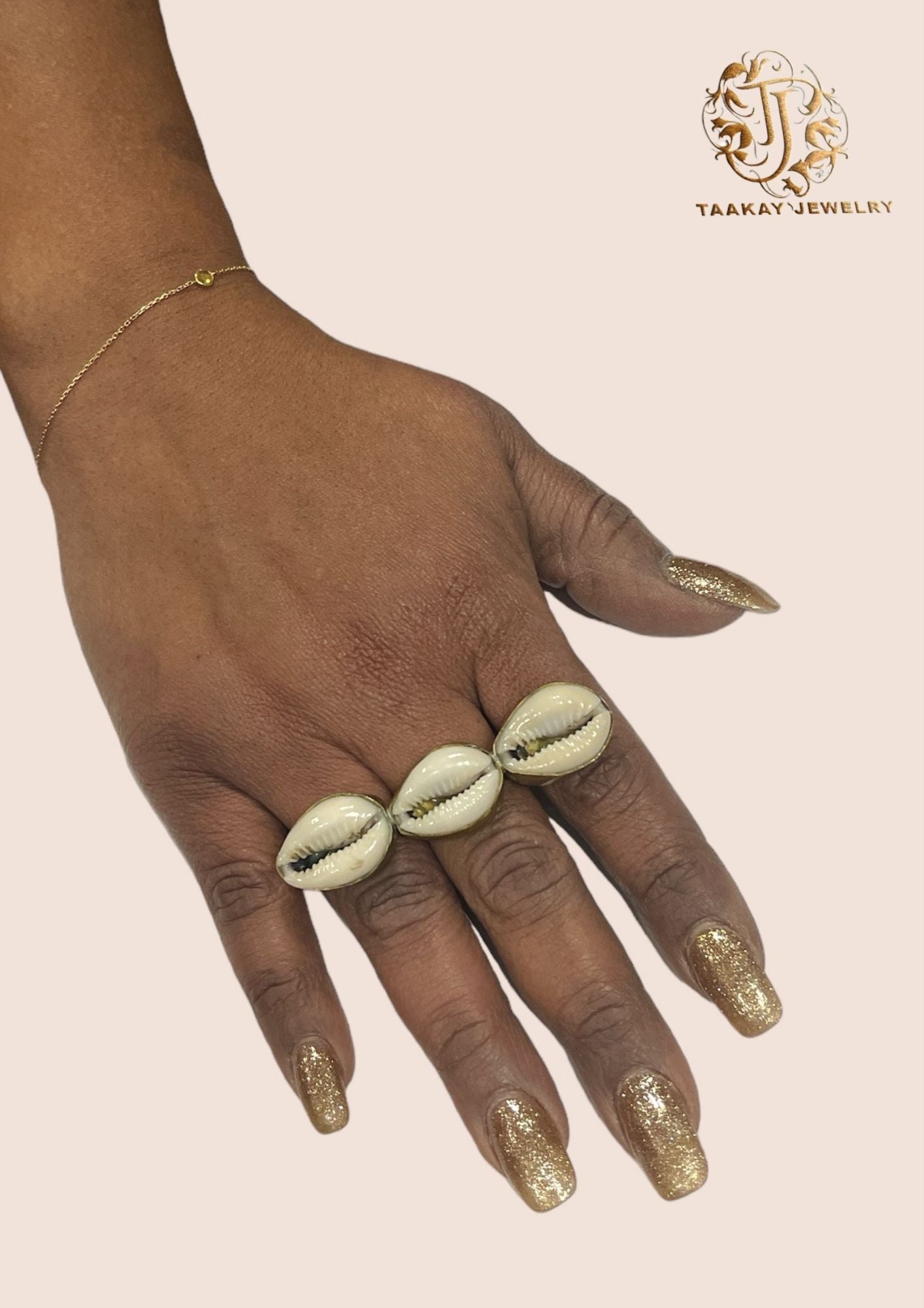 Bague Artisanal Takaay "Tri Cauri"