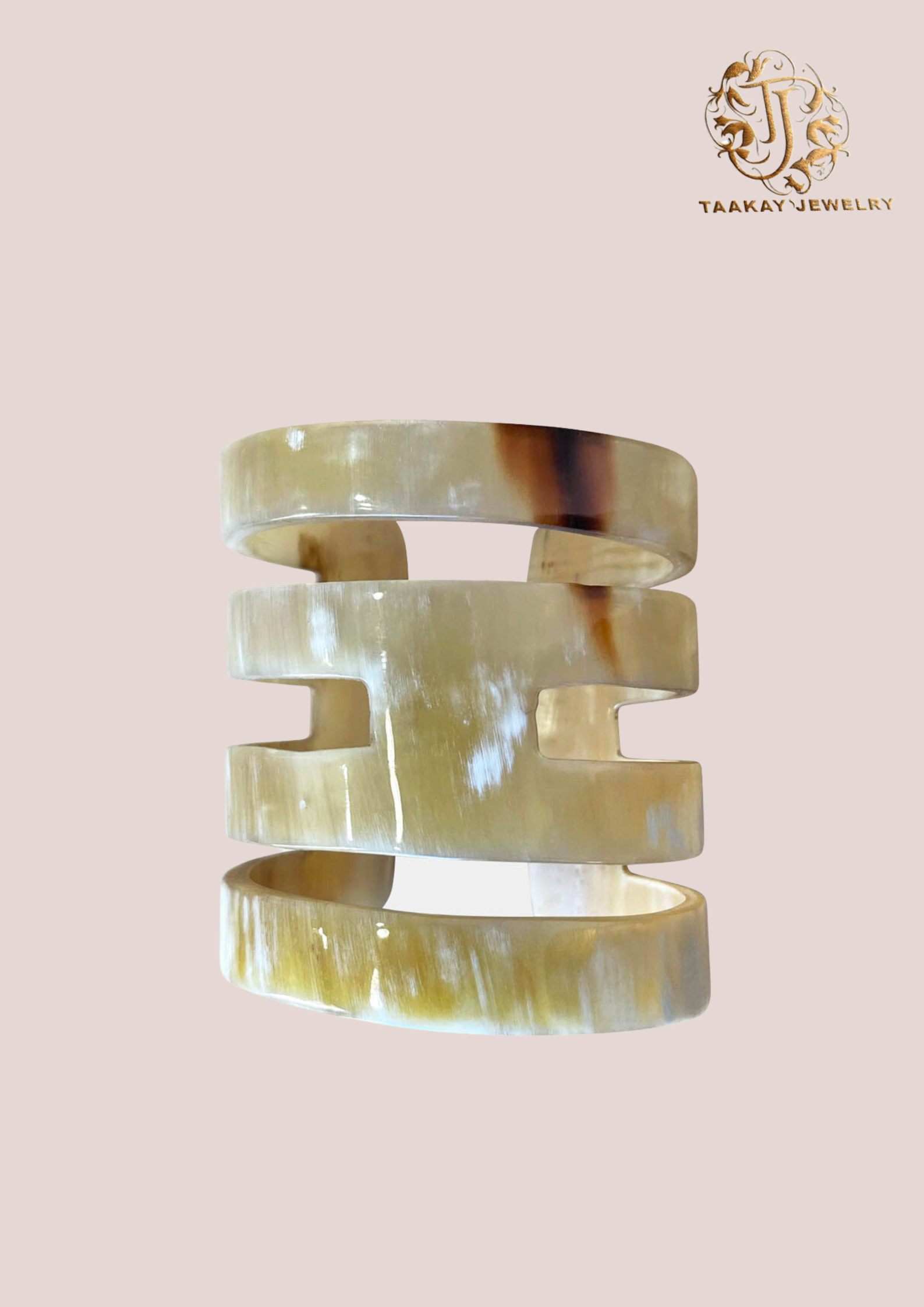 Bracelet corne « Voahangy, la perle »