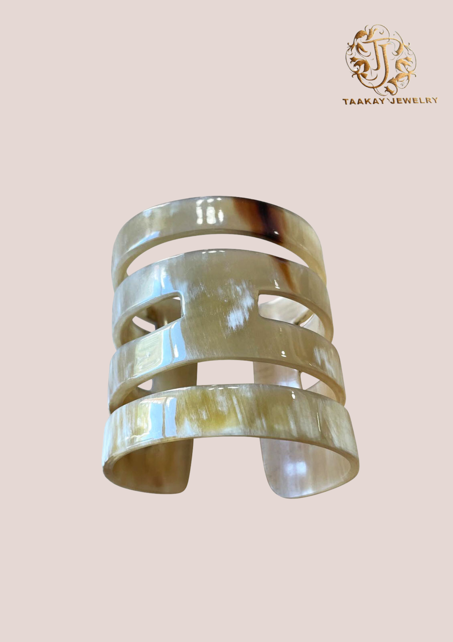 Bracelet corne « Voahangy, la perle »