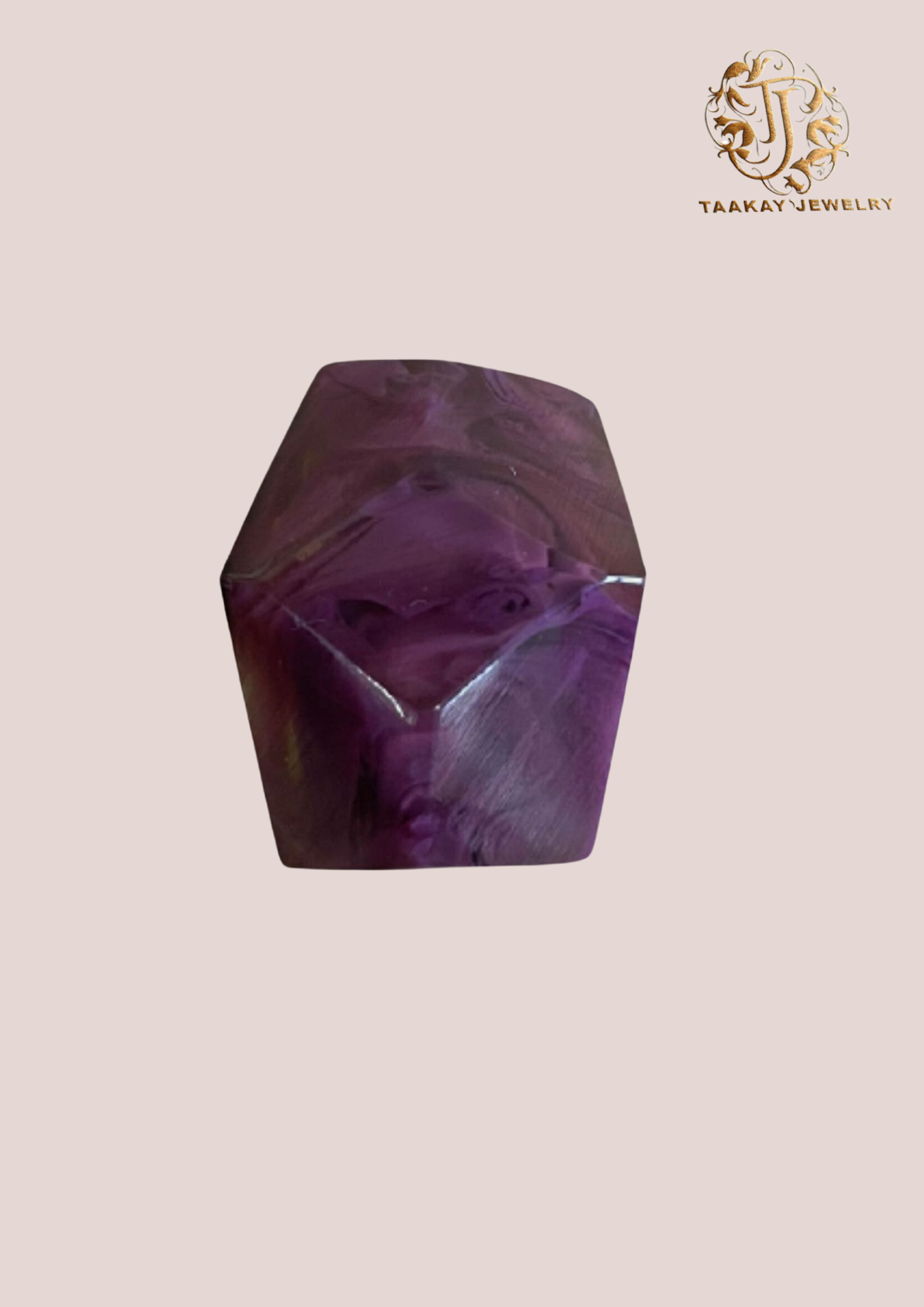 Bague en corne de Zébu “Pyramide”