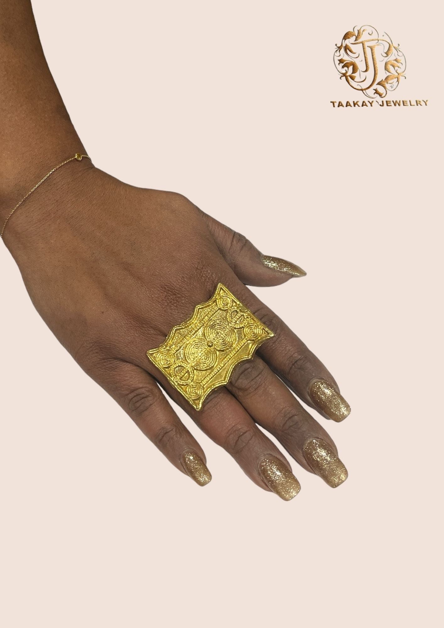 Bague bronze "AfriCraft"