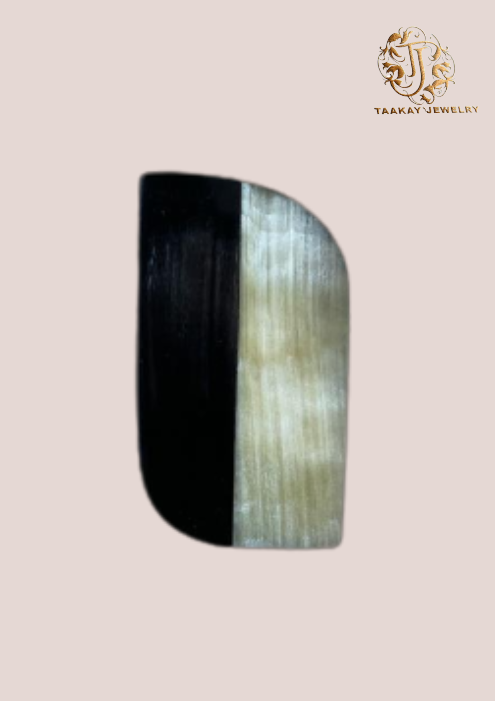 Bague en corne de Zébu “2 temps”