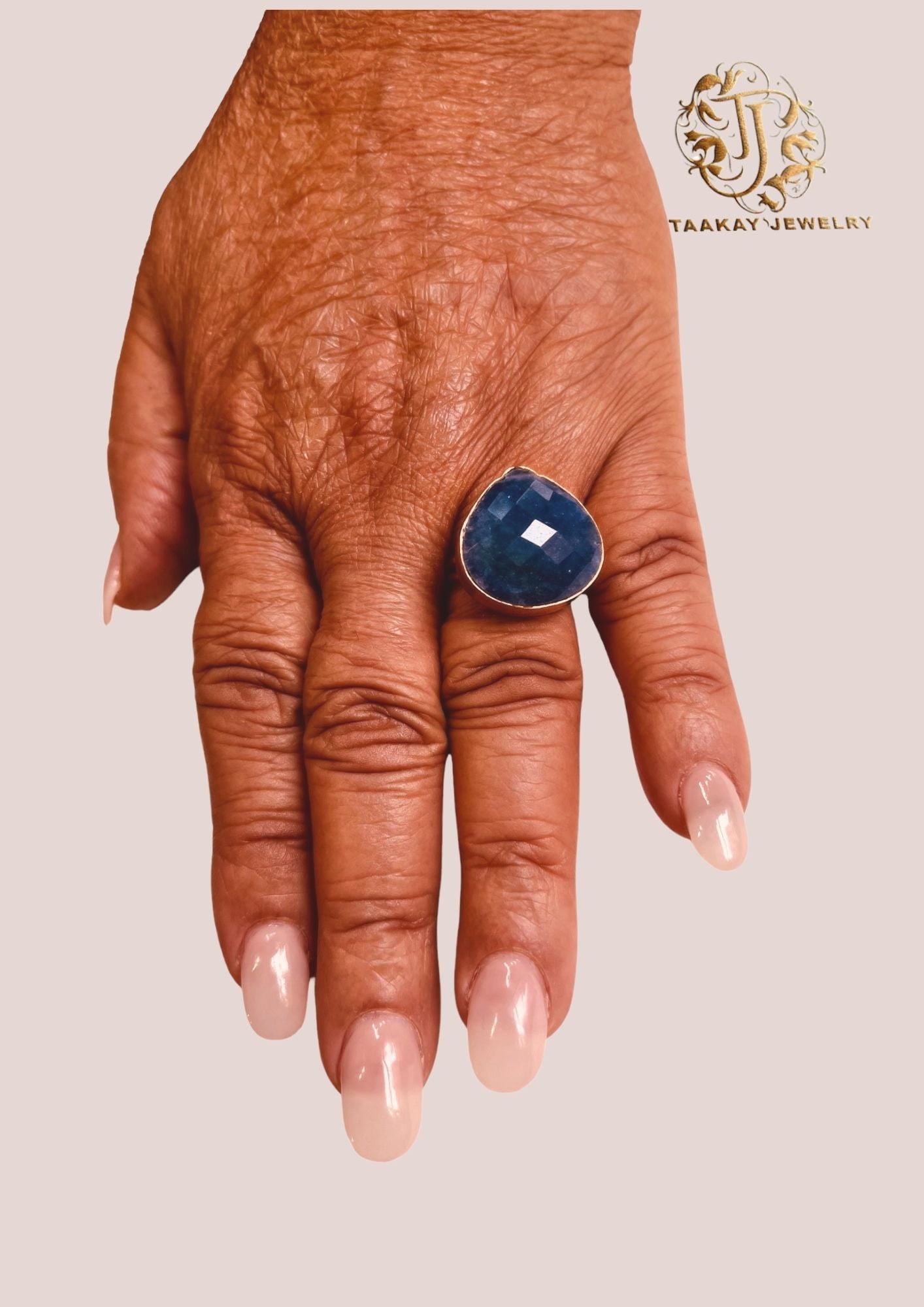 Bague laiton "Mosaïque"