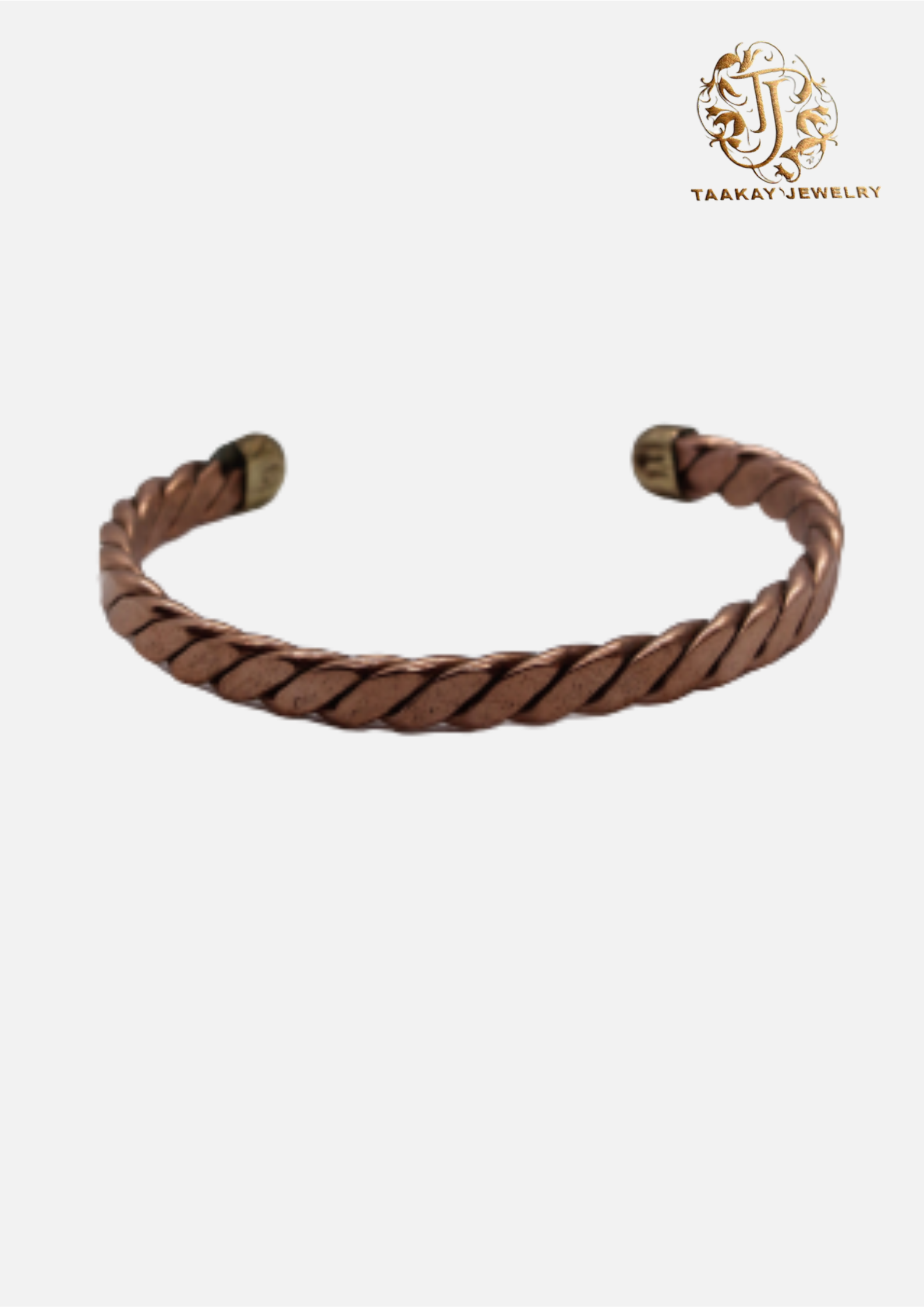 Bracelet d'identité en bronze “Nour”