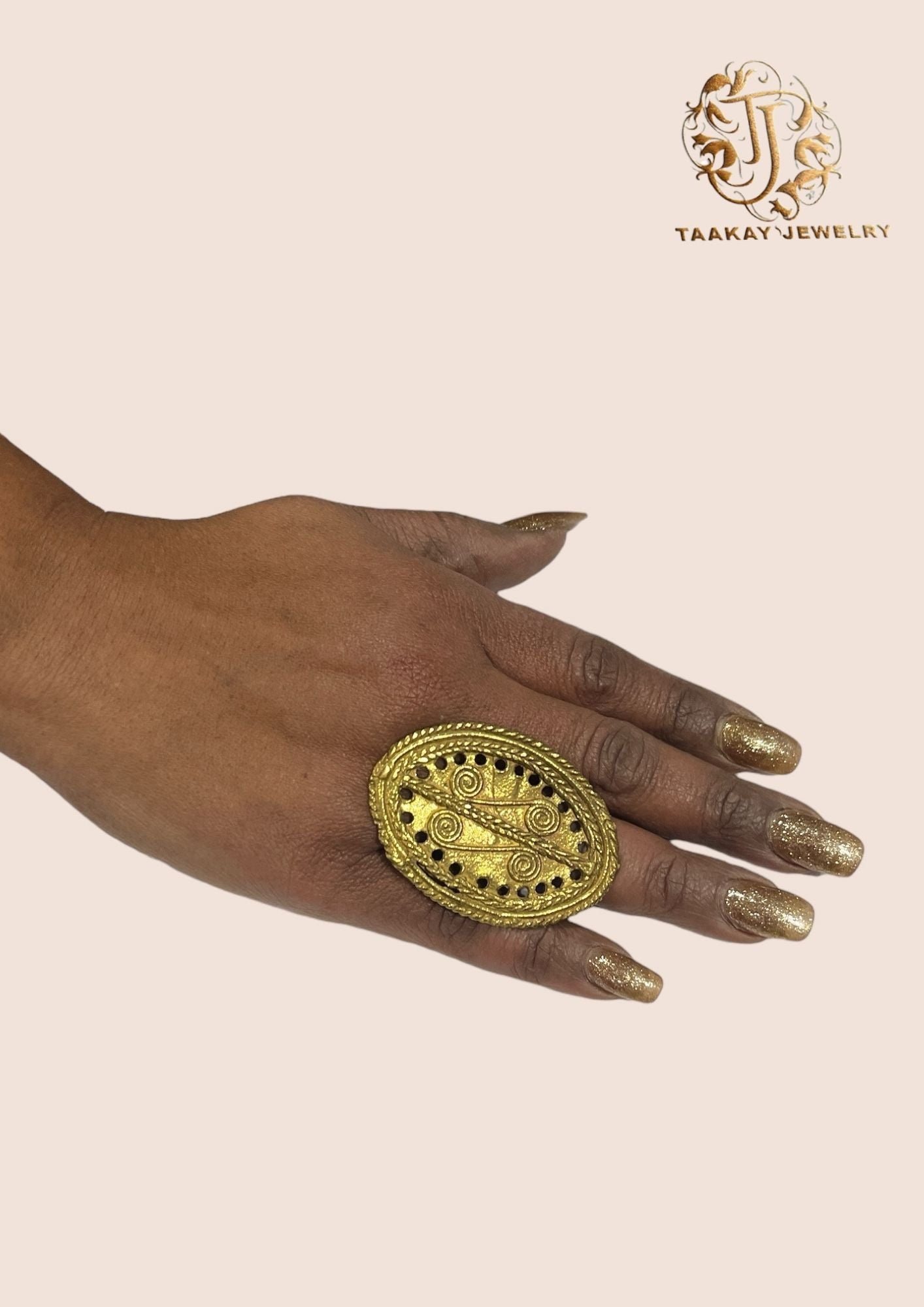 Bague bronze "AfriGem"