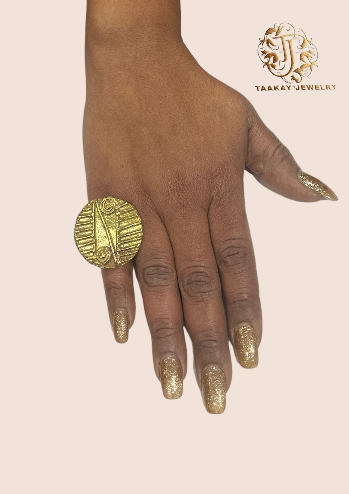 Bague bronze "Racines Africaines"