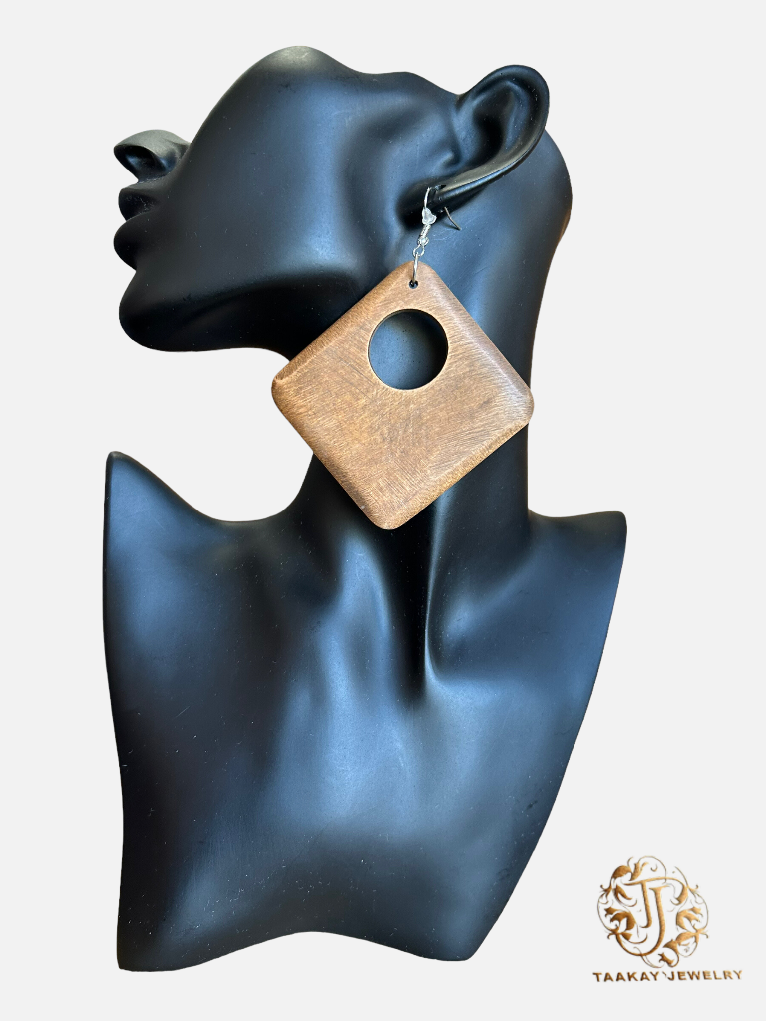 Boucles d’oreille en bois “Sylva”