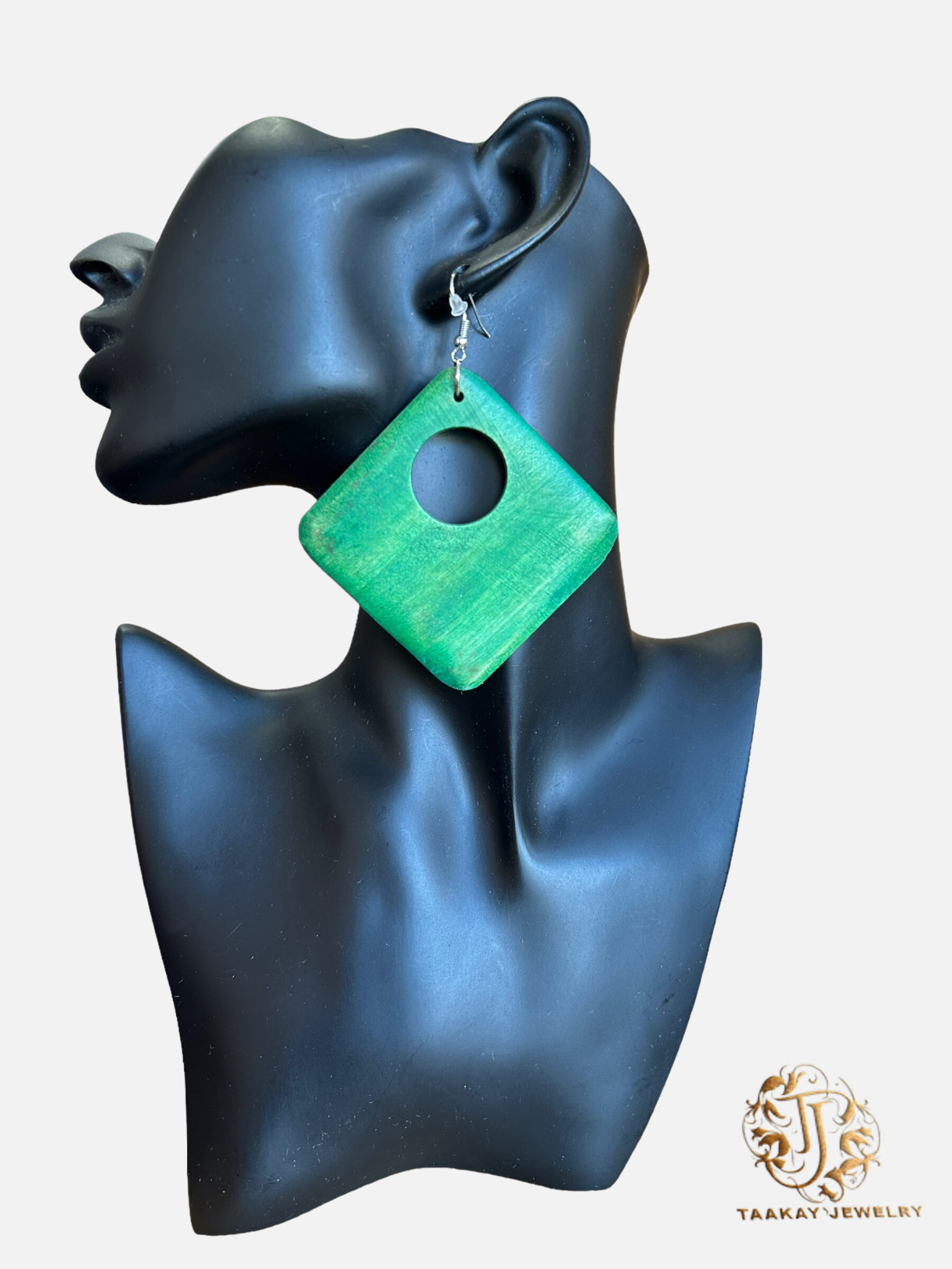 Boucles d’oreille en bois “Sylva”