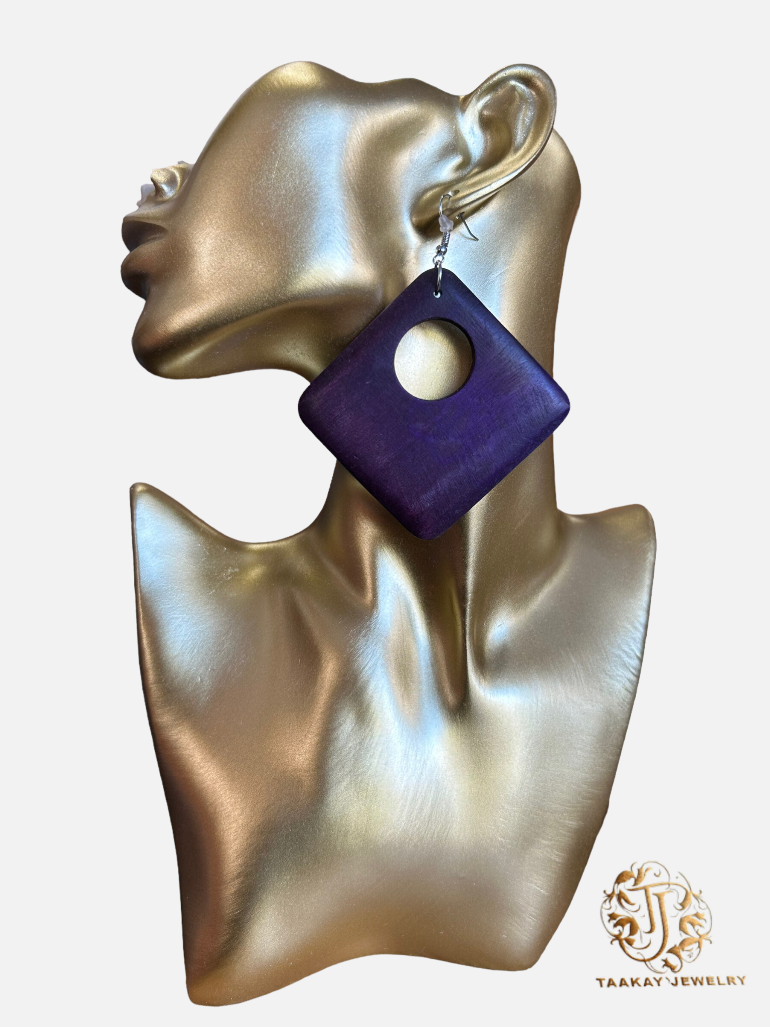 Boucles d’oreille en bois “Sylva”