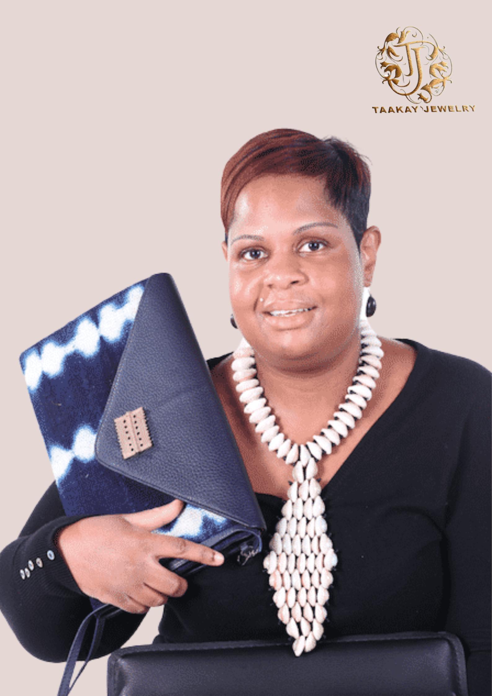 Collier coquillage”Carreau du Temple”