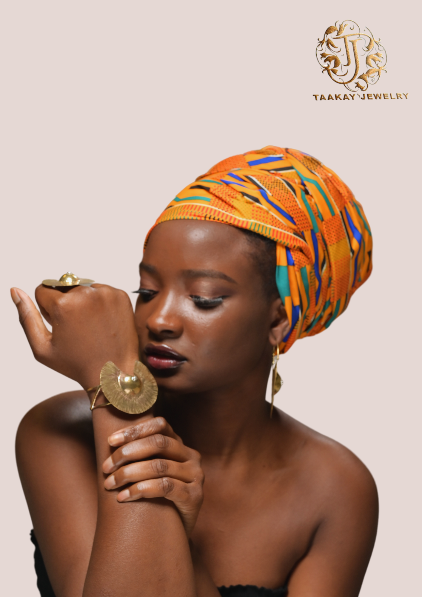 Parure bronze “NDADJE” plat