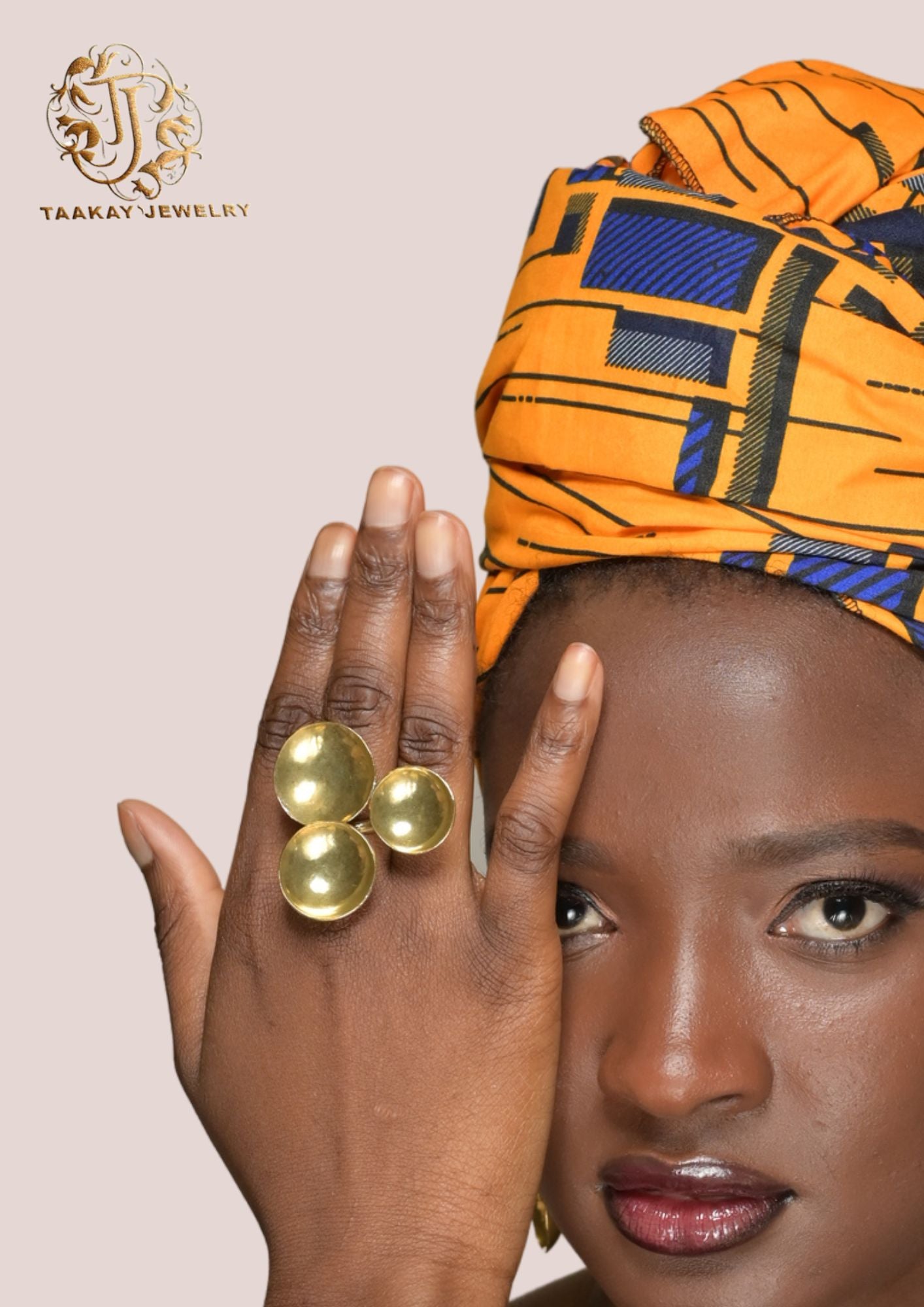 Bague bronze « Le trio fidel »