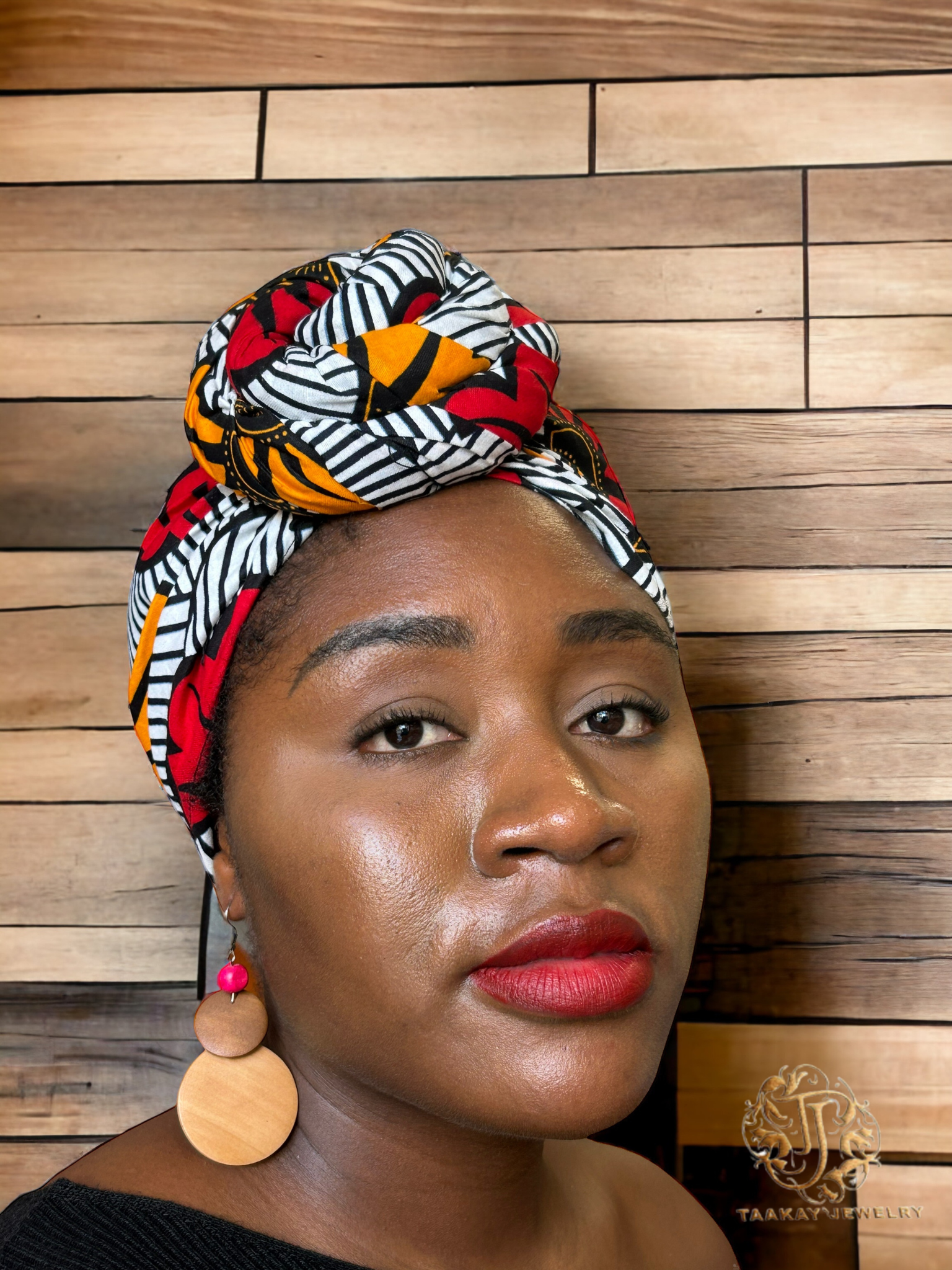 Boucles d’oreille en bois “Fassa”