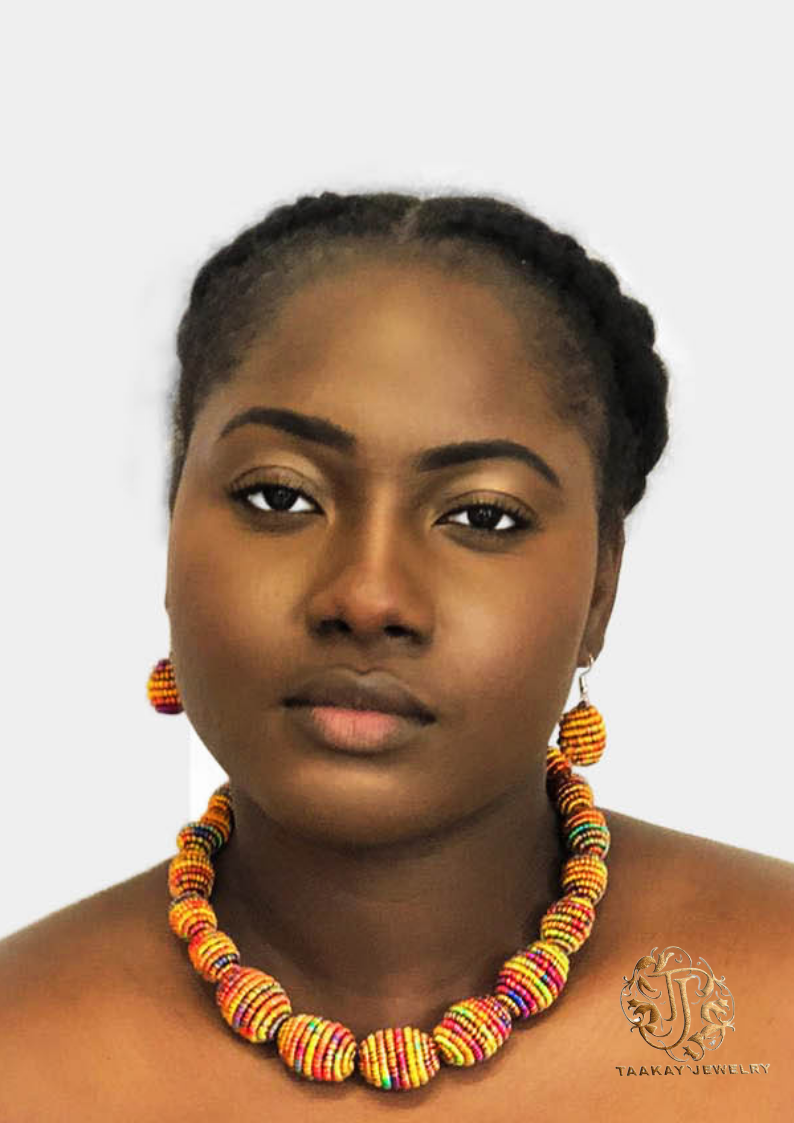 Boucles d'oreilles en boule de soie "La petite dernière"