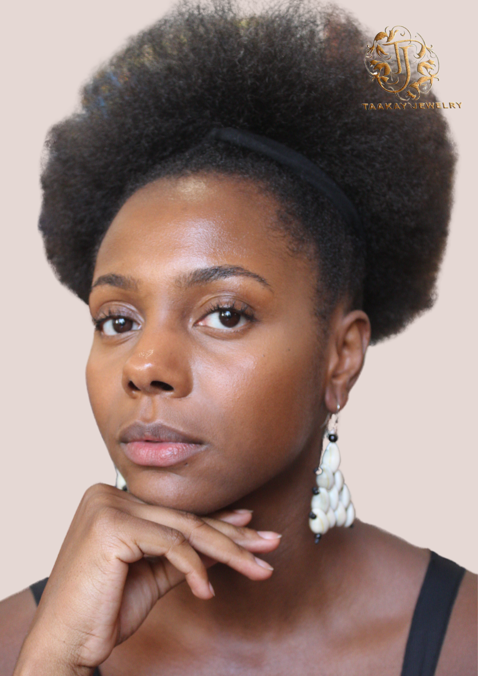 Boucles d’oreilles coquillage “Aissata”