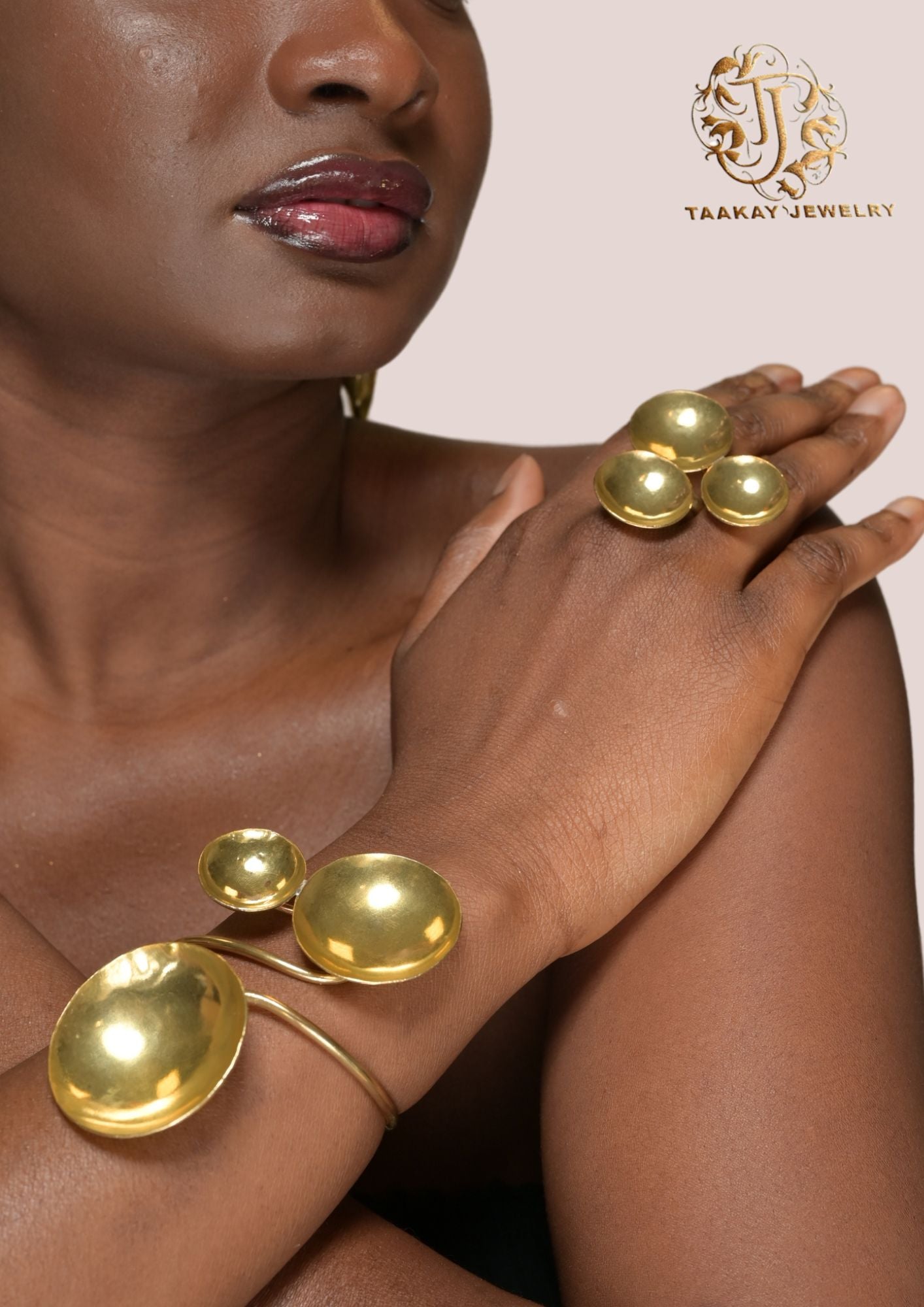 Bague bronze « Le trio fidel »