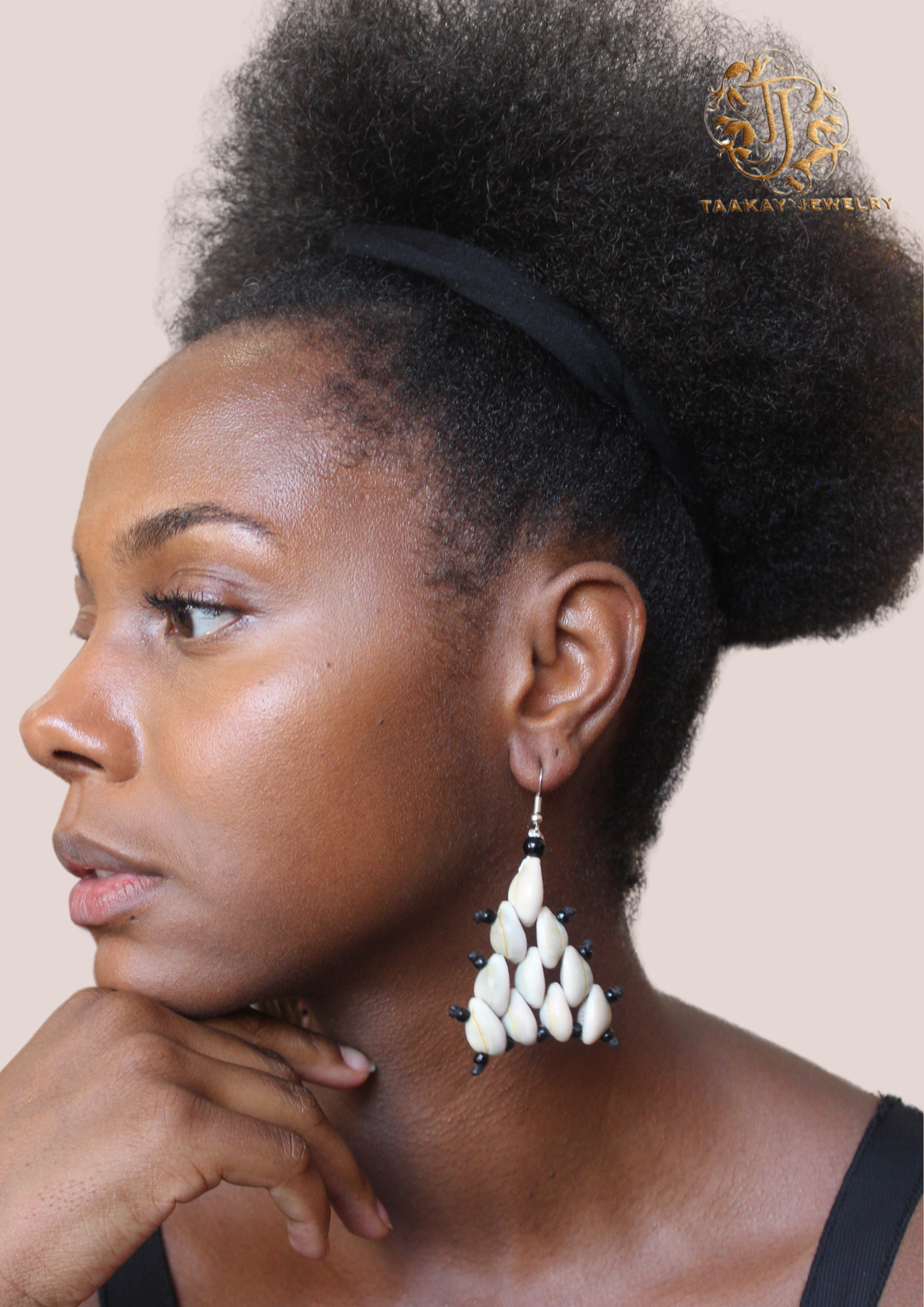 Boucles d’oreilles coquillage “Aissata”