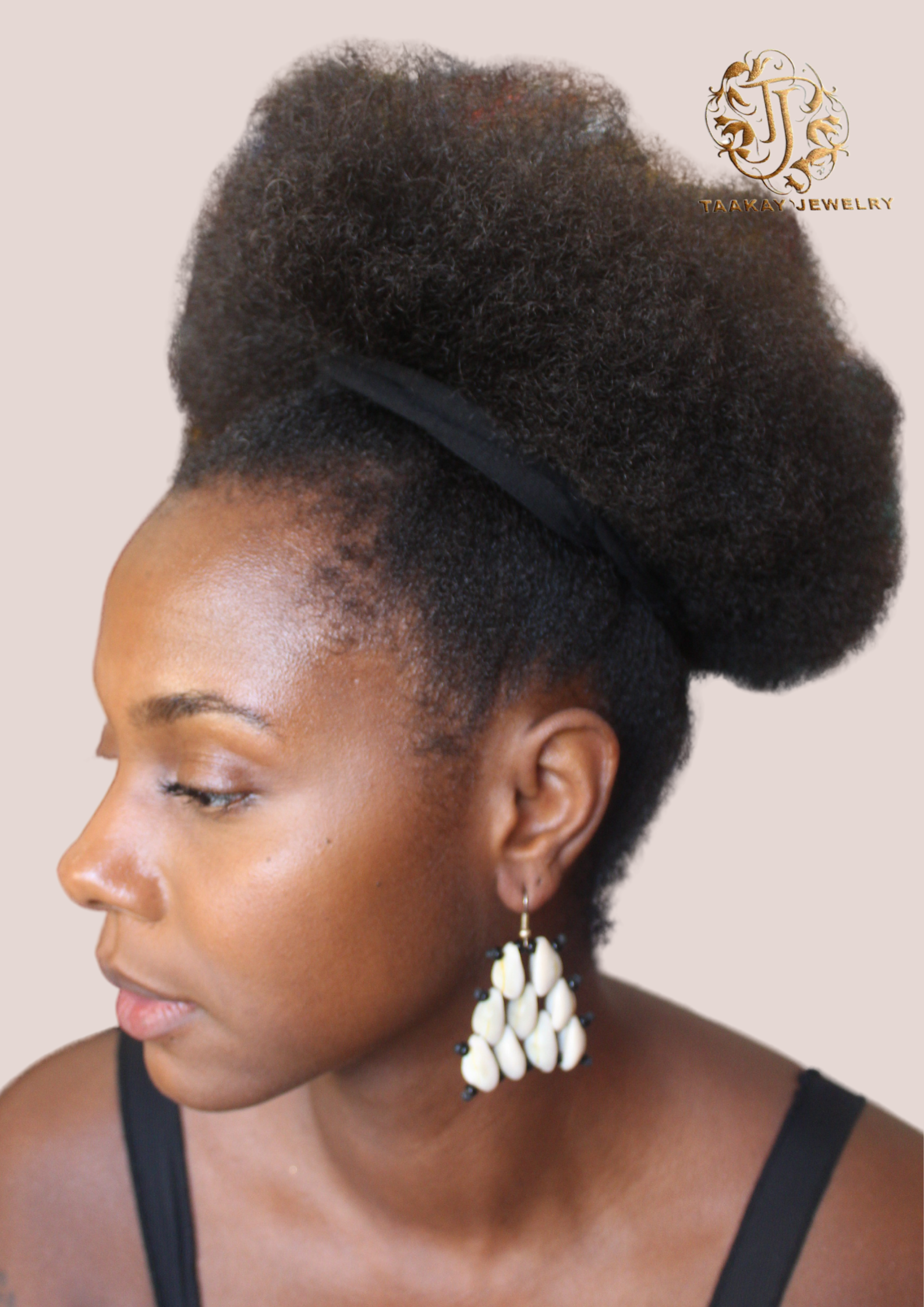 Boucles d’oreilles coquillage “Nafissatou Niang Diallo”