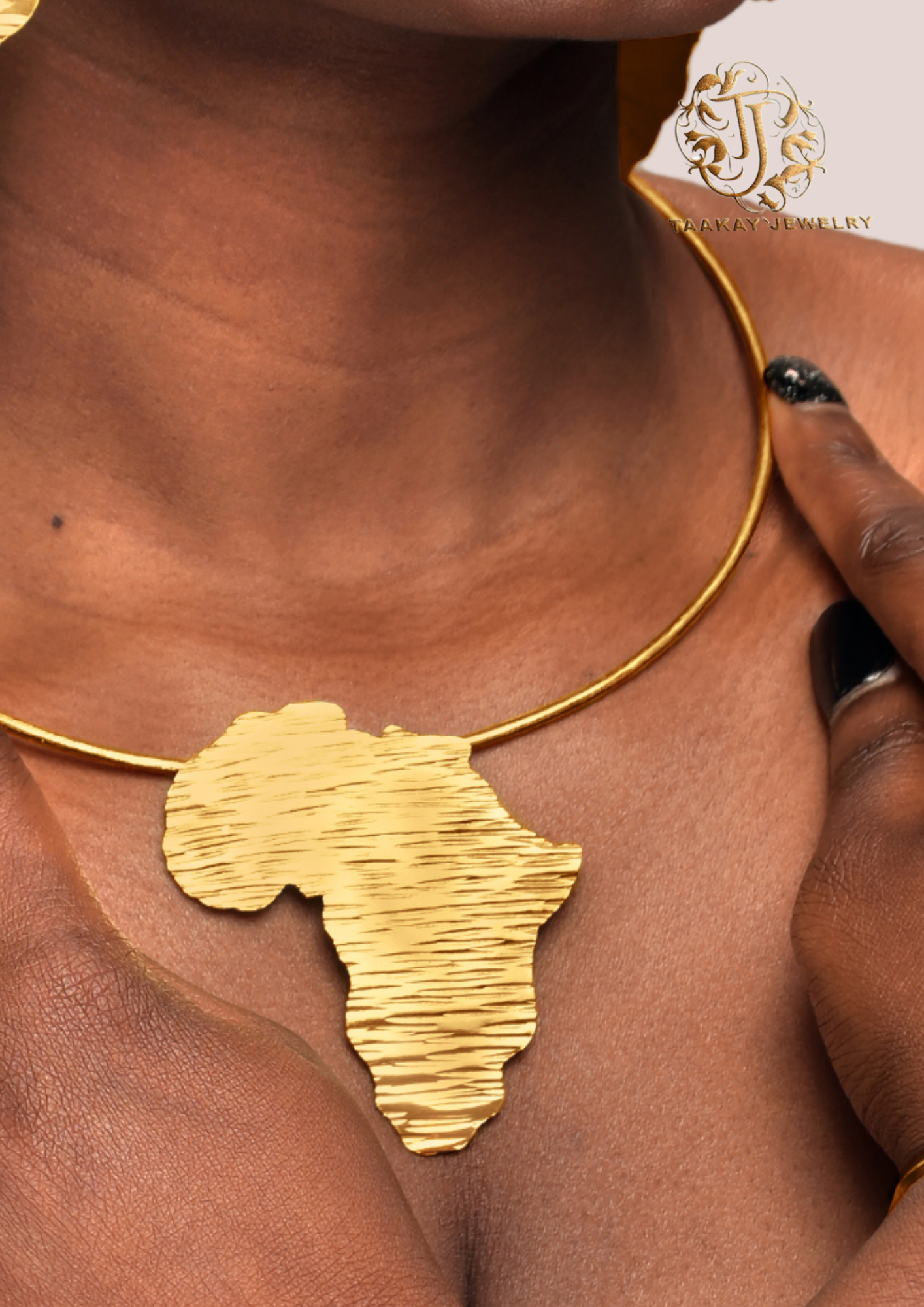 Bijoux bronze "Reine du Continent" (ras-de-cou)