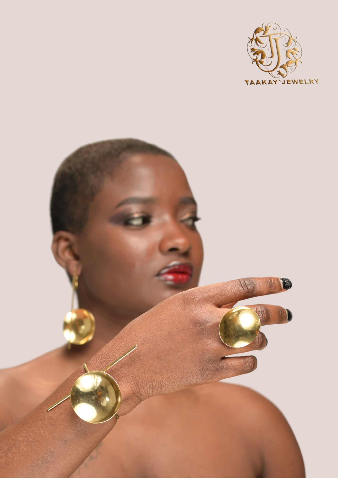 Parure Bronze "Yalwa" lisse