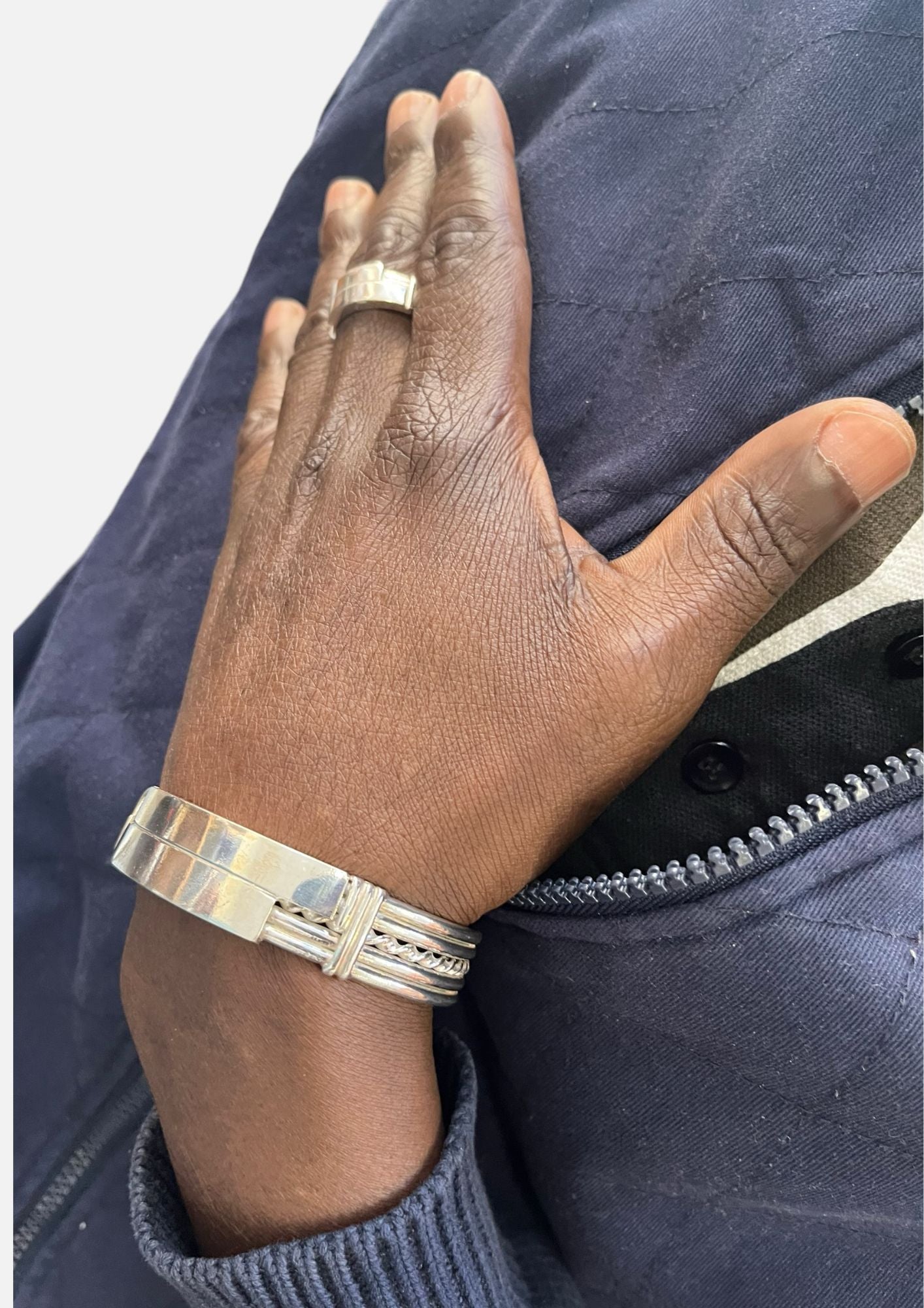 Bracelet argent "MANDINGUE"