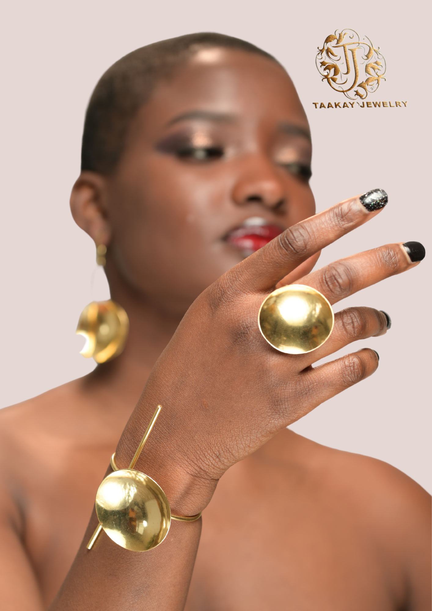 Parure Bronze "Yalwa" lisse