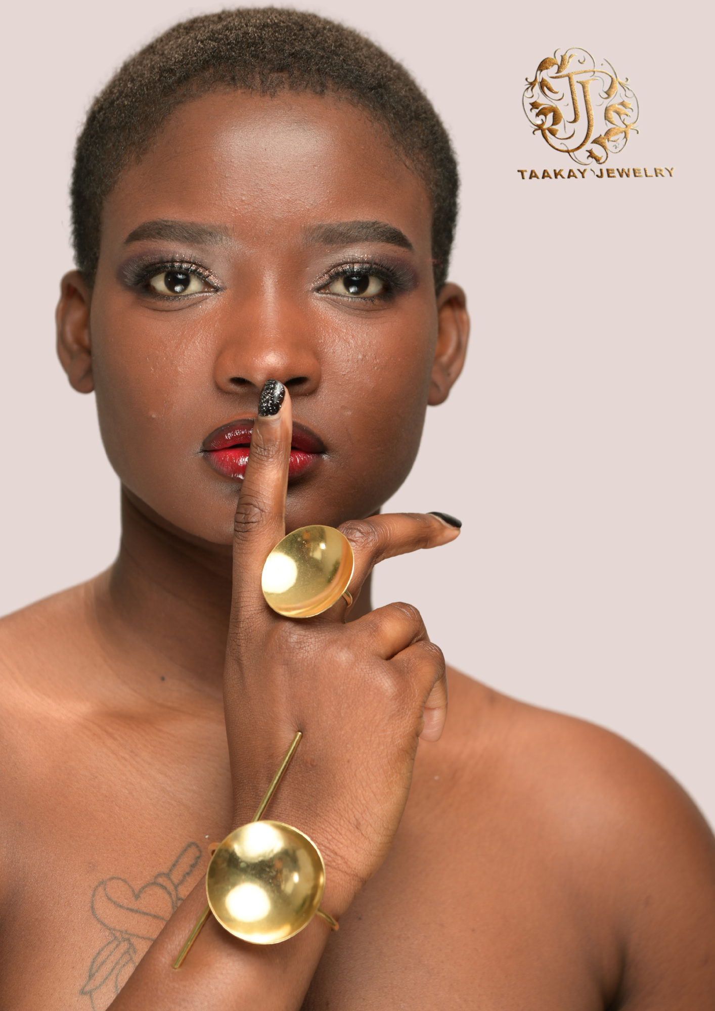 Parure Bronze "Yalwa" lisse