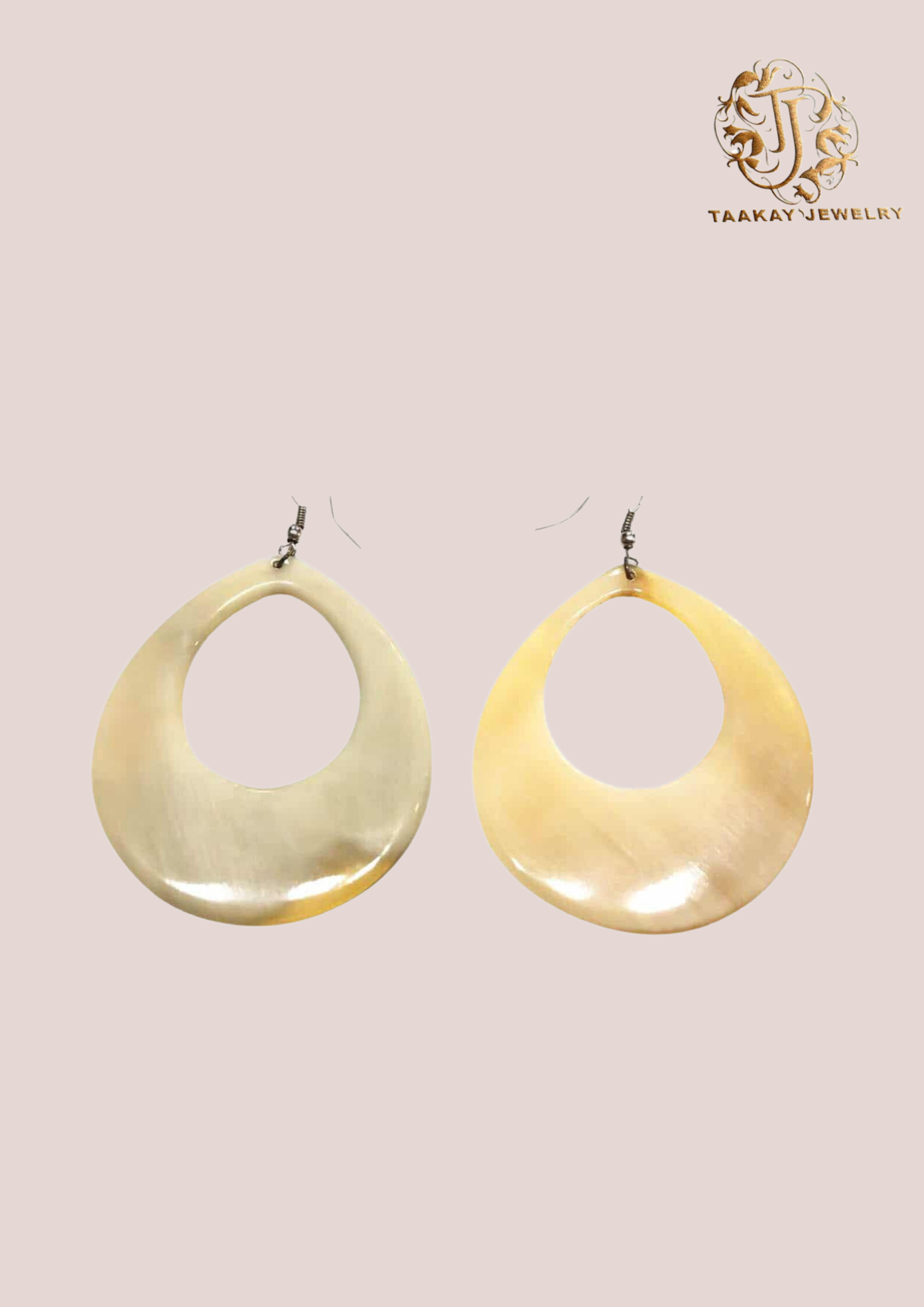 Boucles d’oreilles en corne “Velo, la vie”