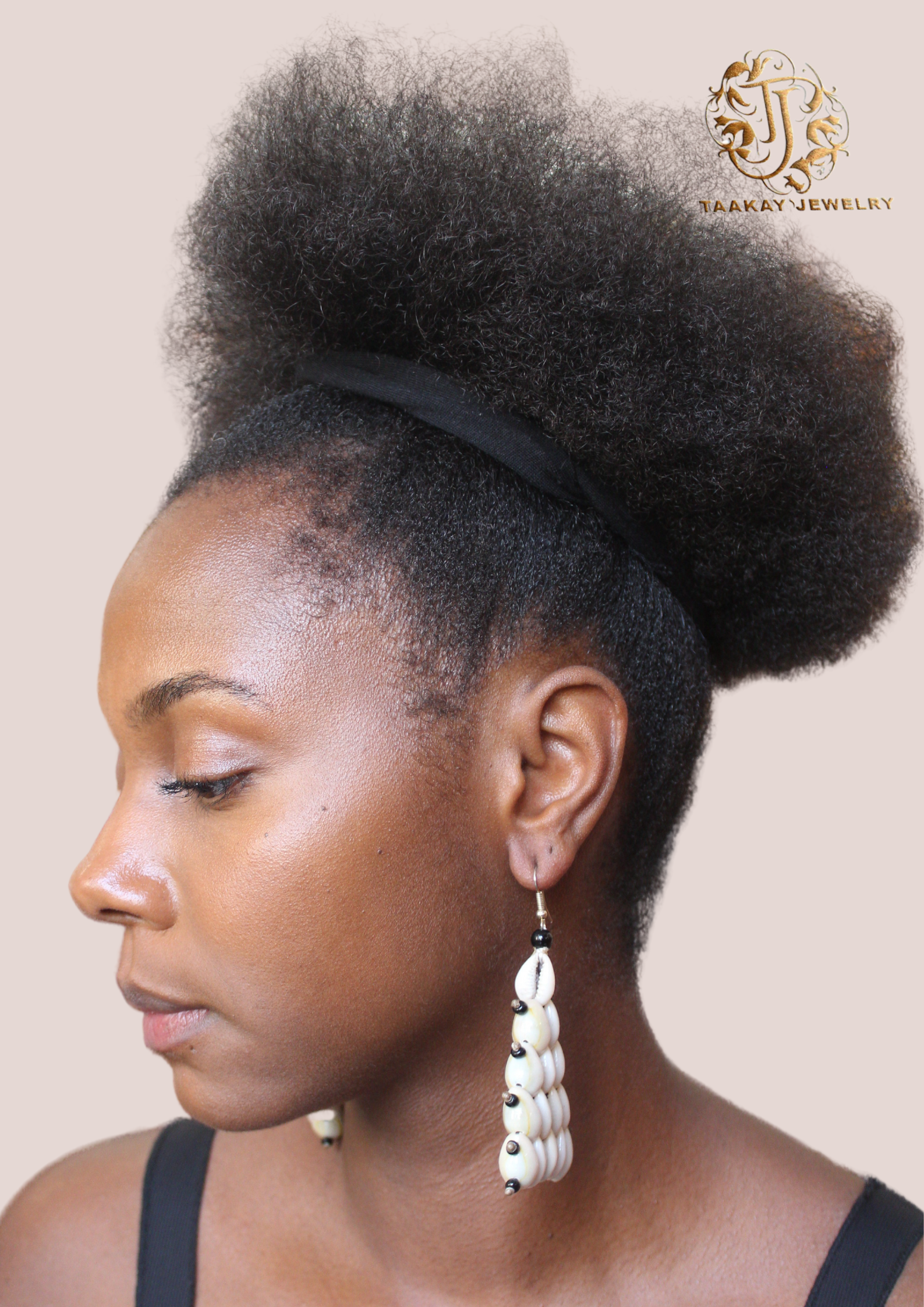 Boucles d’oreilles coquillage “Fatou Diome”