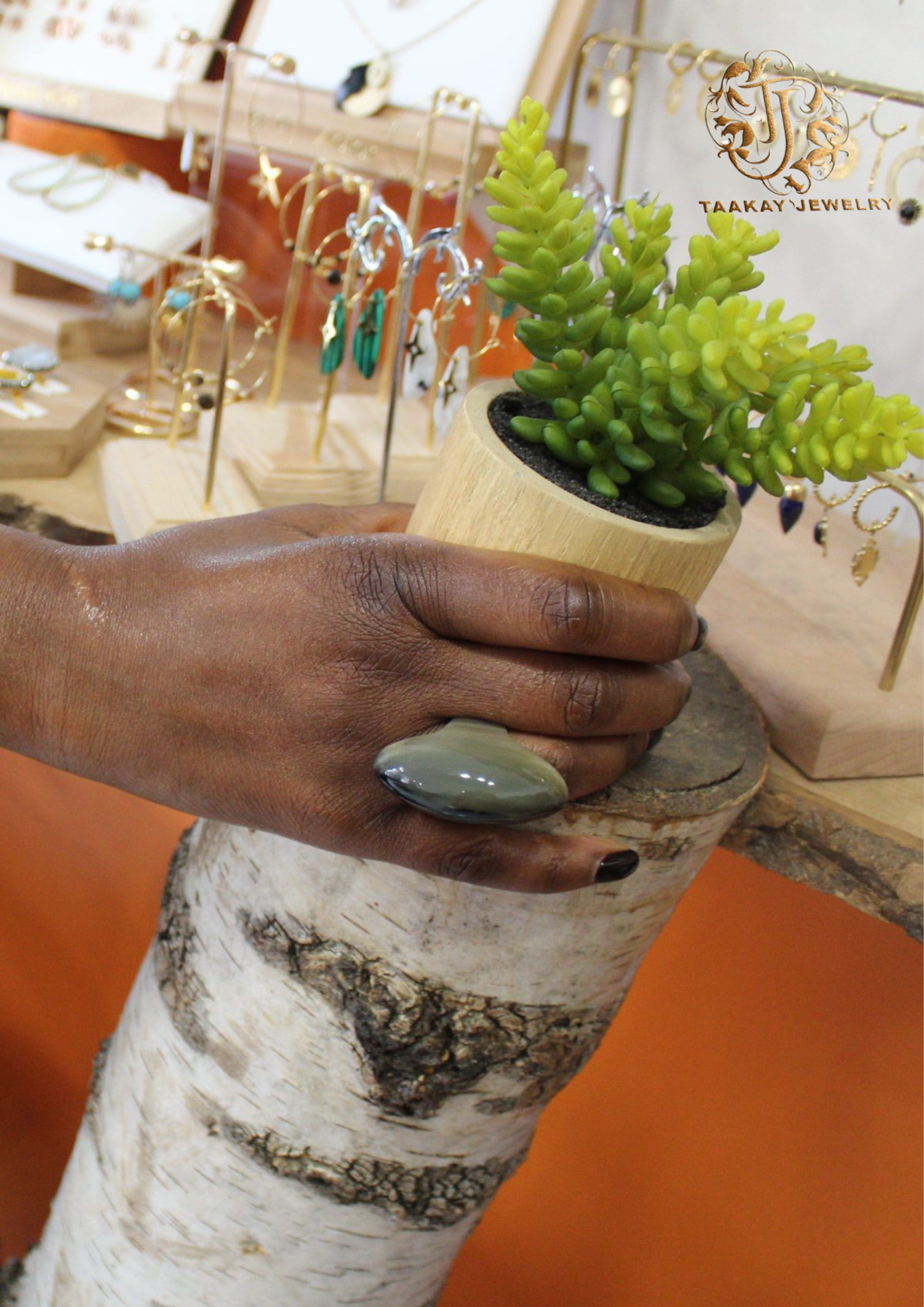 Bague en corne de zébu “La griffe”