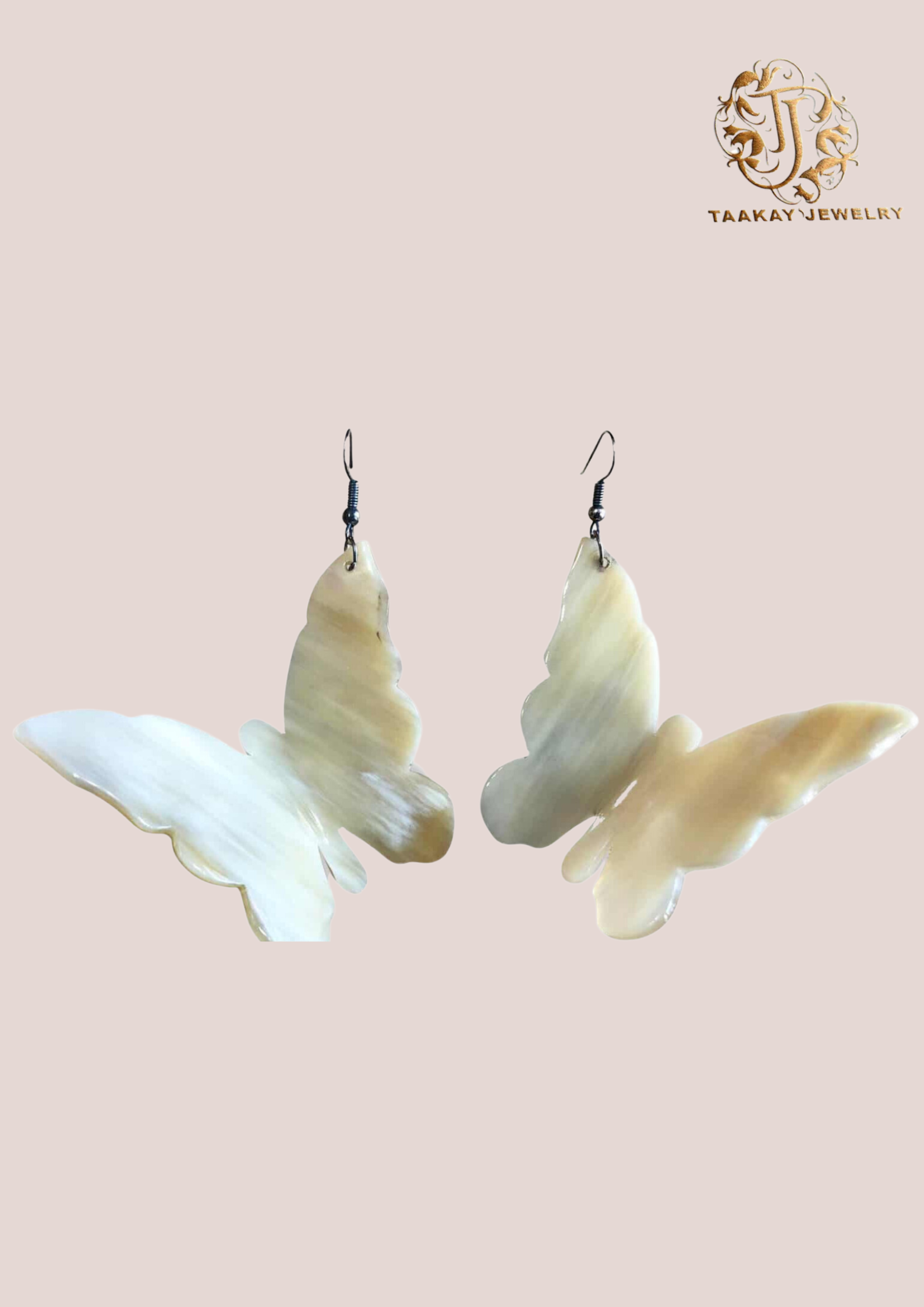 Boucles d’oreilles en corne “Sariaka la charmante”