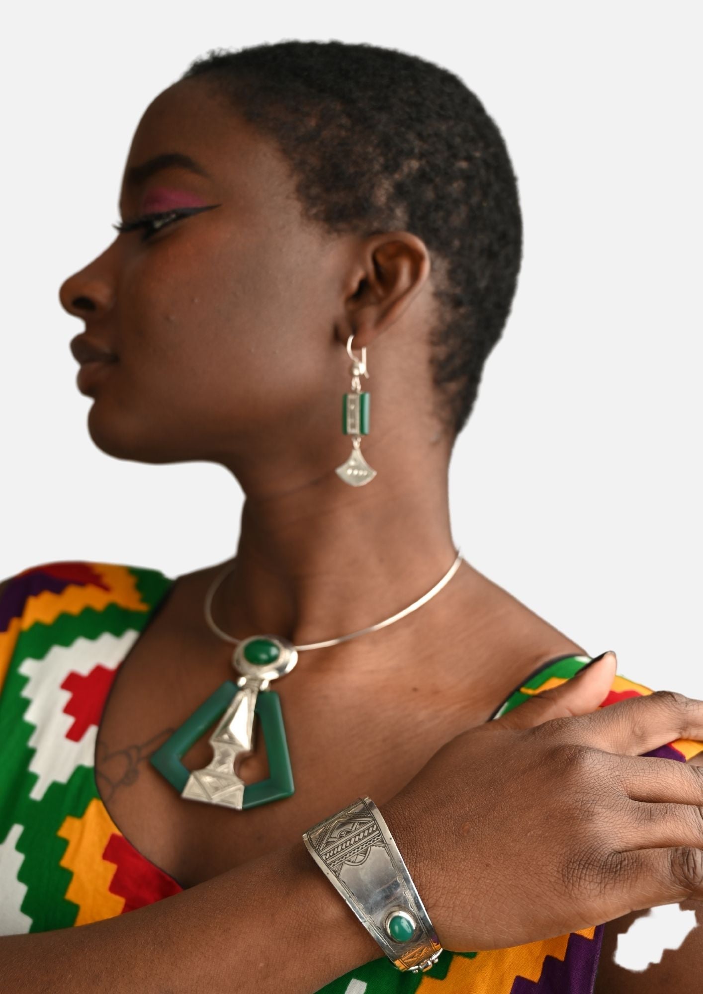 Collier Touareg "AZIZA" en Argent