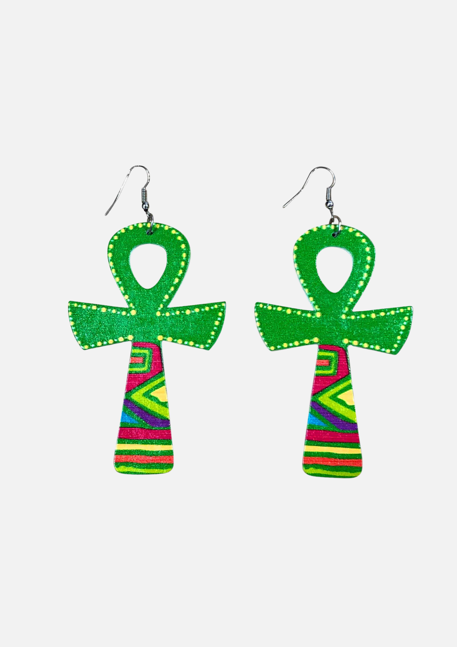 Boucles d’oreille en bois “Badgi”