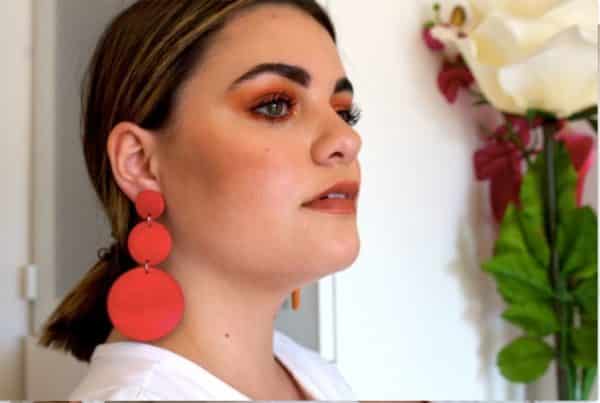 Boucles d’oreille en bois “Himbane”