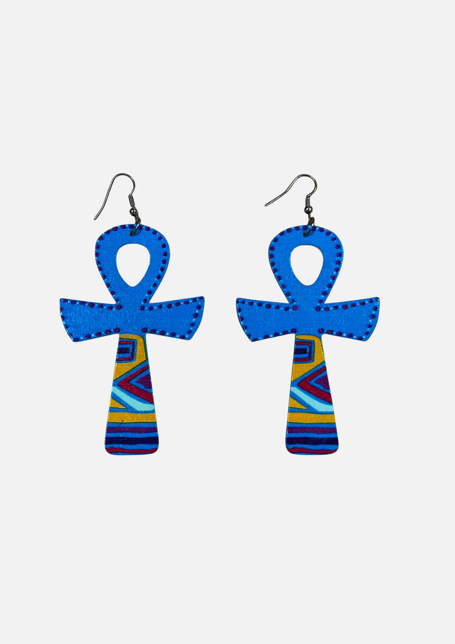 Boucles d’oreille en bois “Badgi”