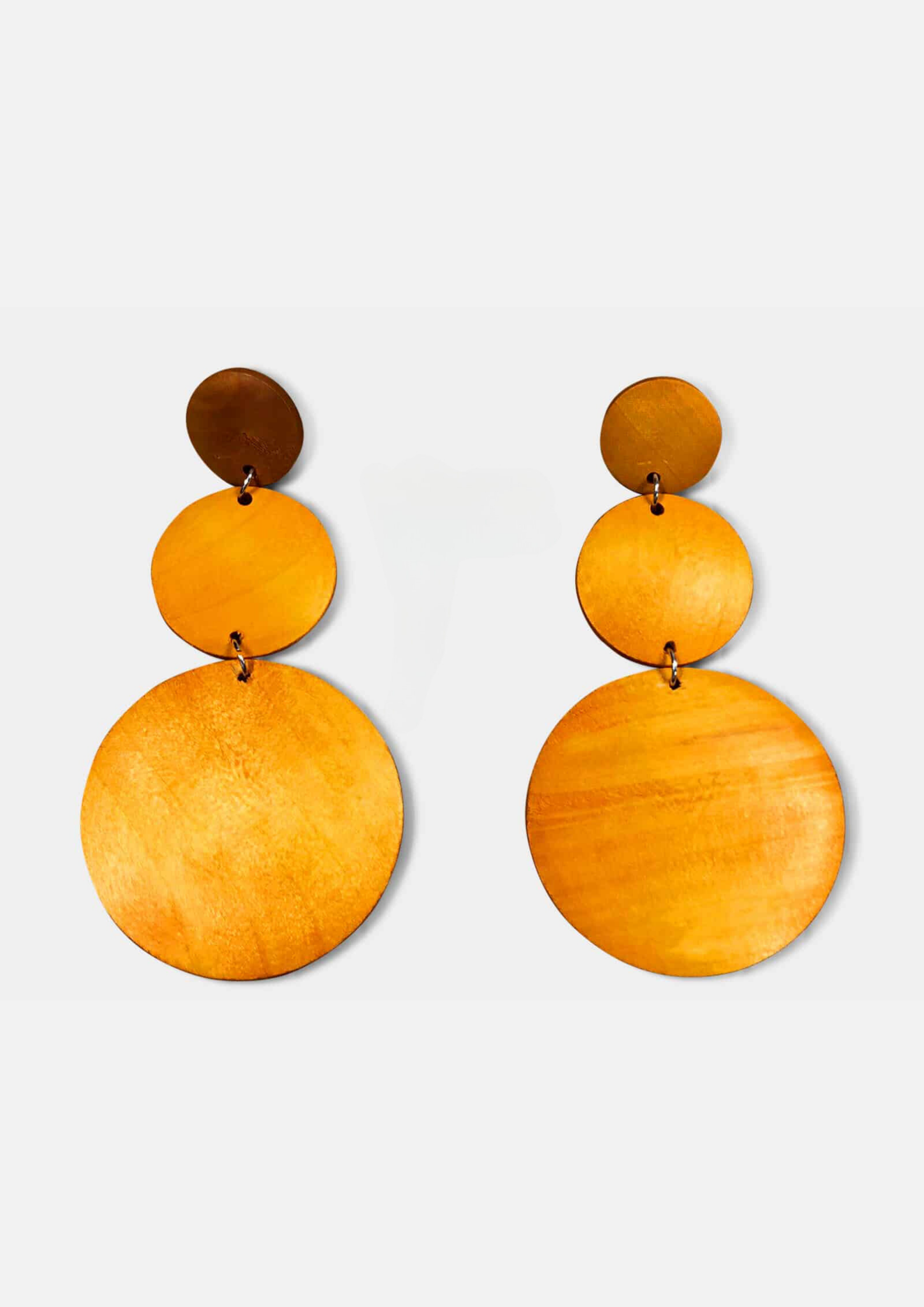 Boucles d’oreille en bois “Himbane”