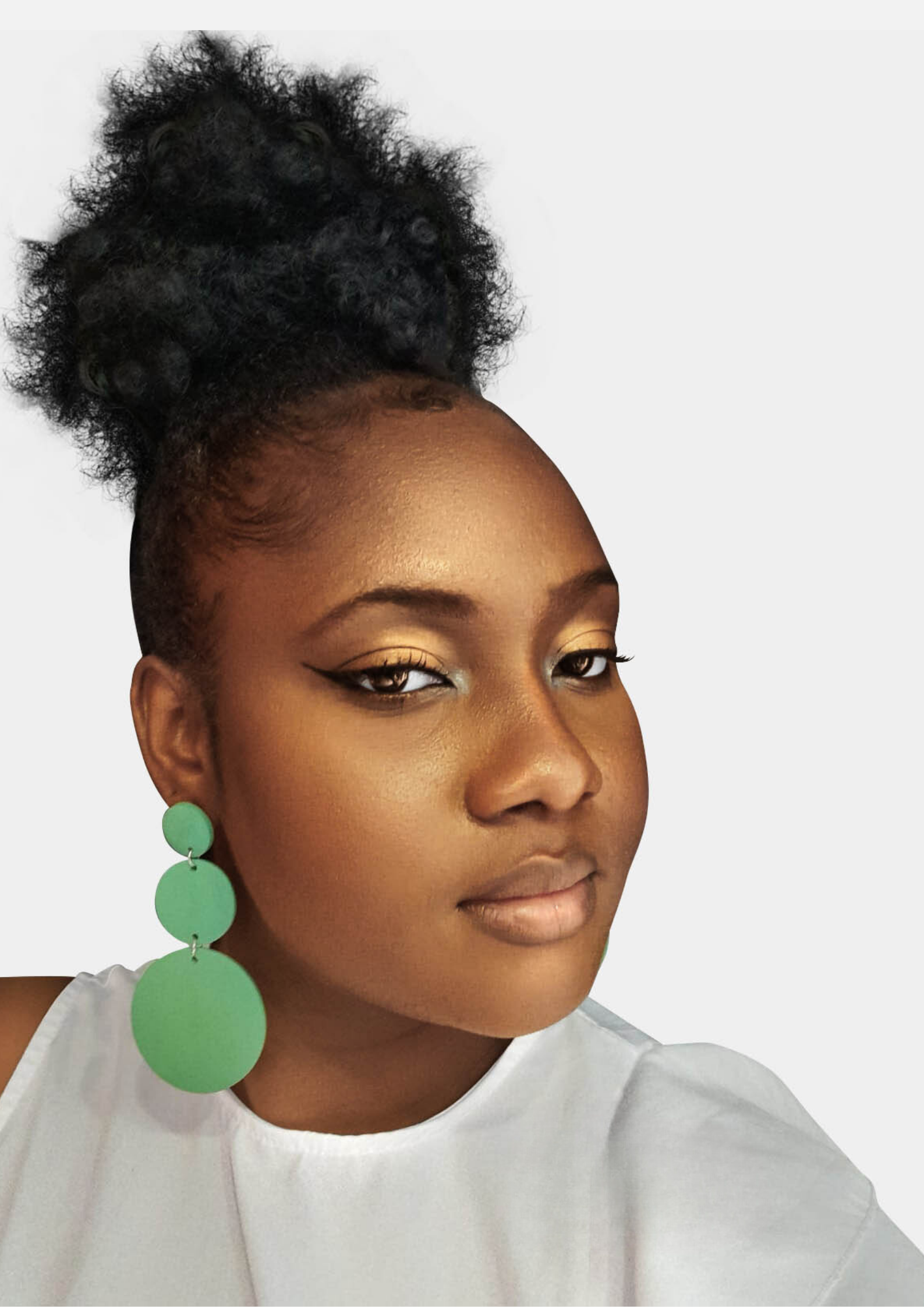 Boucles d’oreille en bois “Himbane”