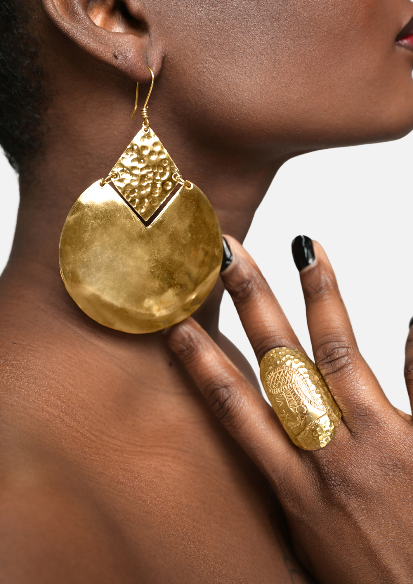 Boucles d’oreilles bronze «Soleil de bronze»