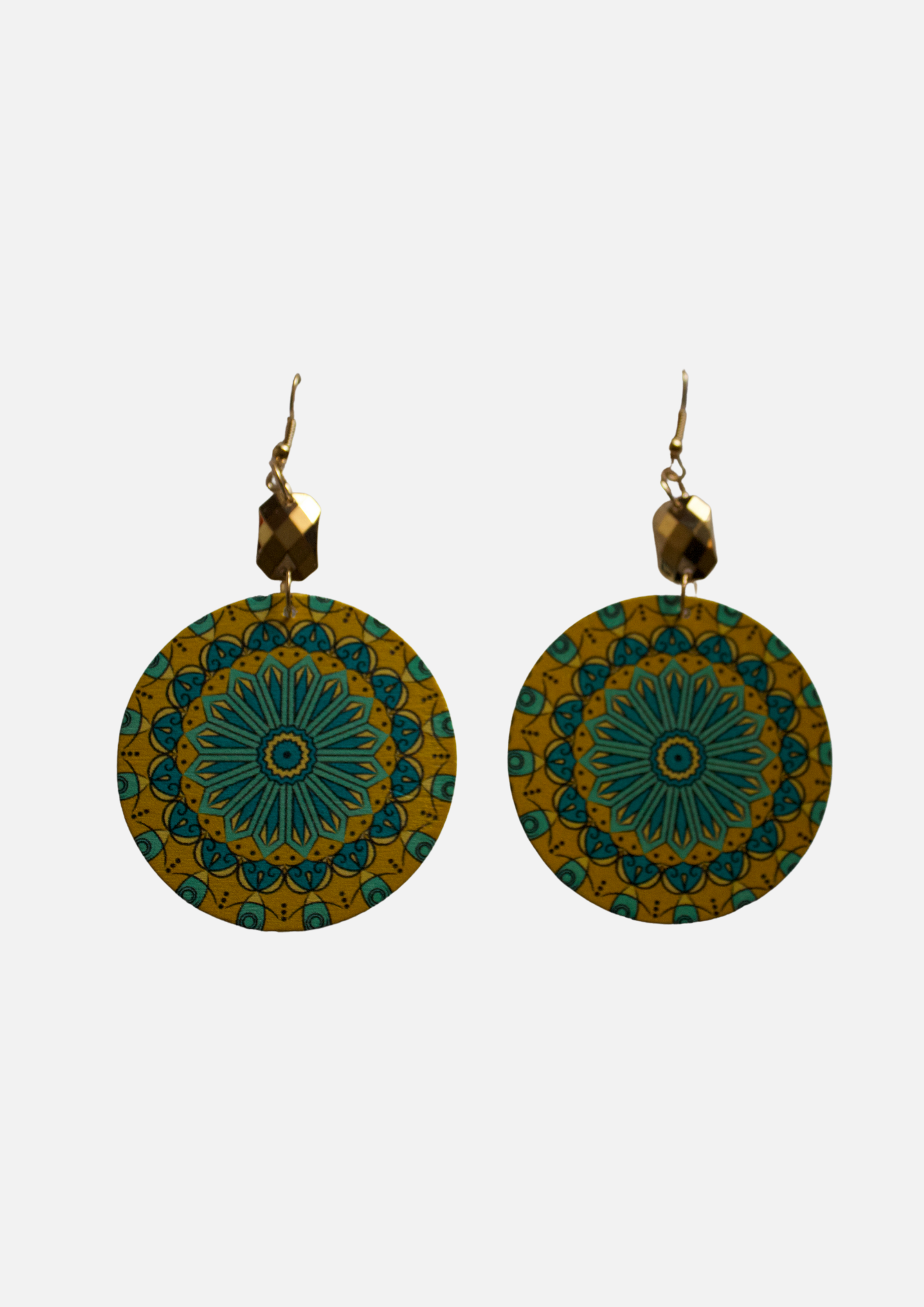 Boucles d’oreille en bois “Doumbia”