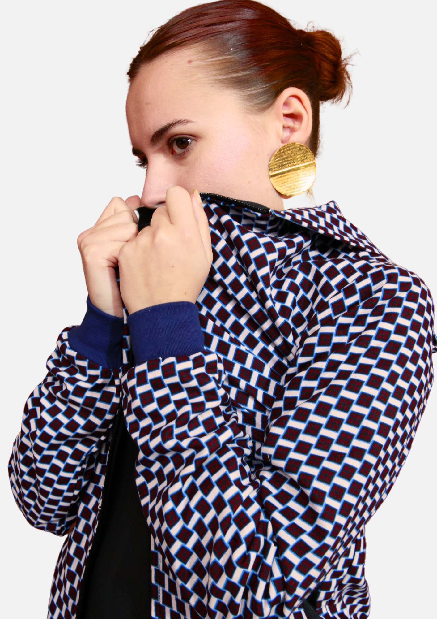 Boucles d’oreilles bronze «Oumou»