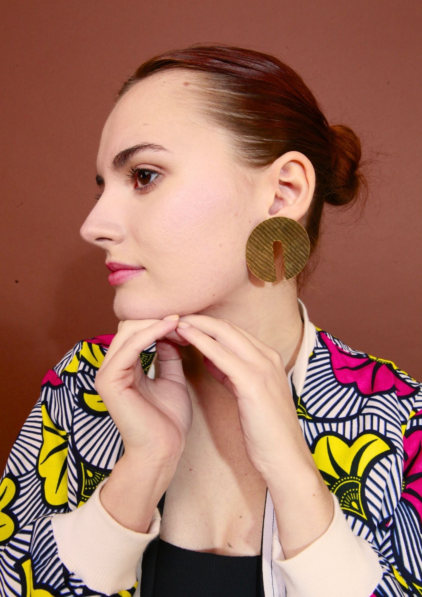 Boucles d’oreilles bronze «Beauté de bronze»