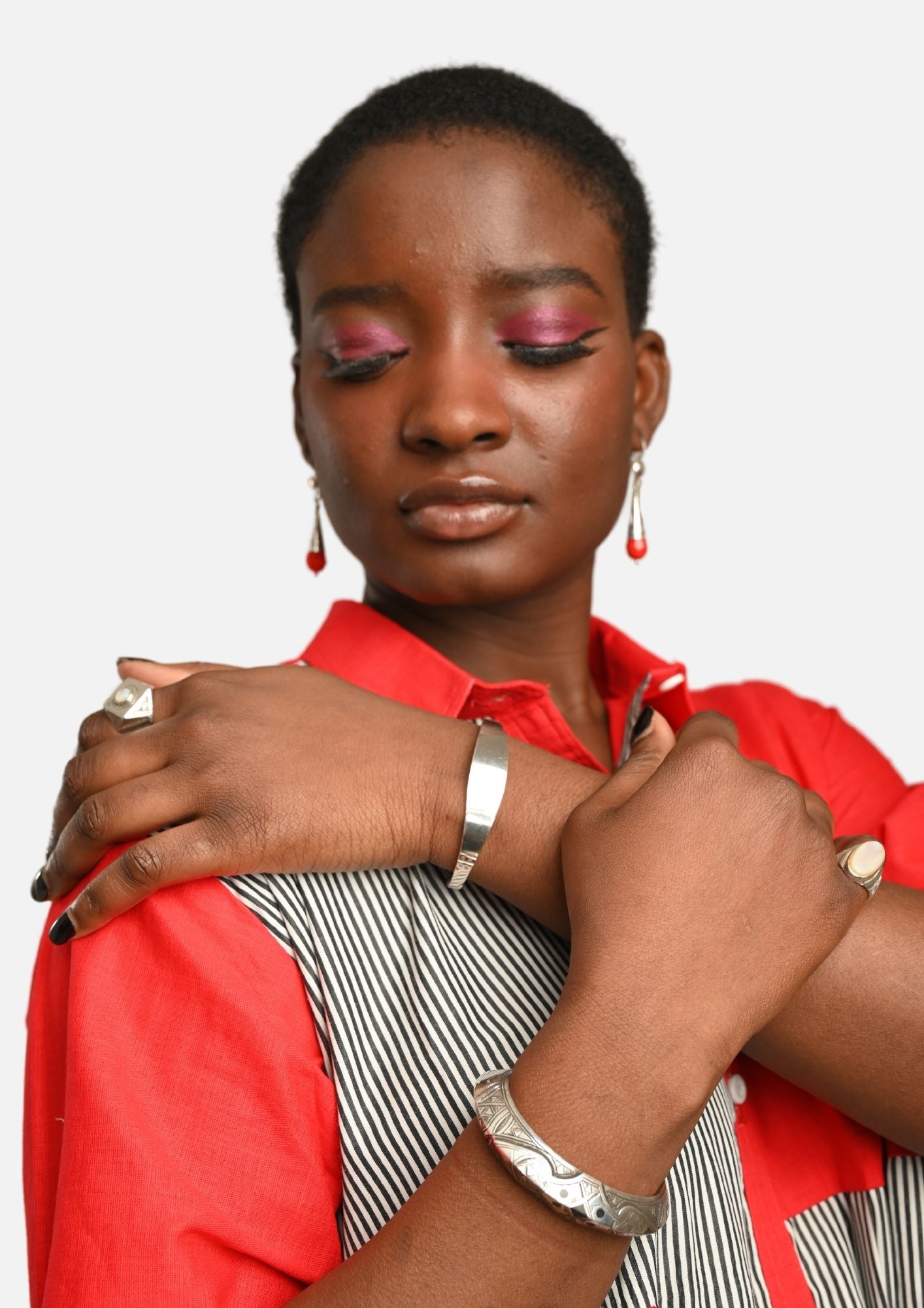 Bracelet argent AFRO