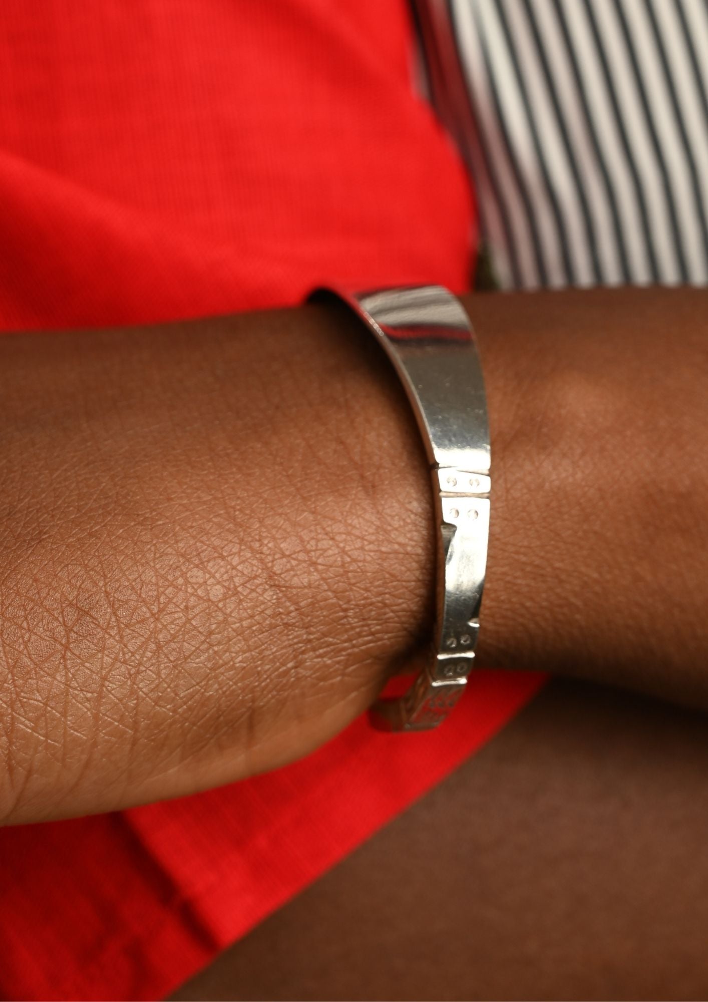Bracelet argent AFRO
